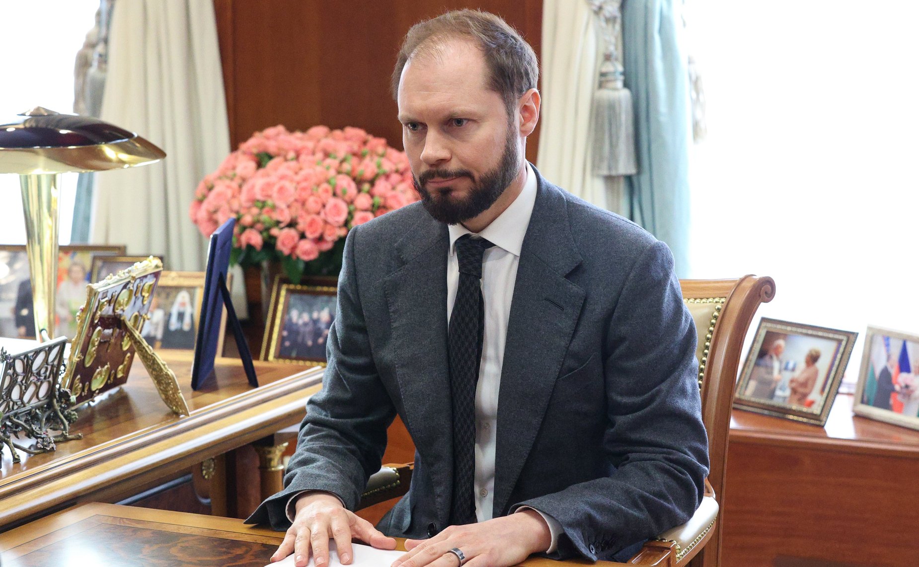 Валентина Матвиенко провела встречу с временно исполняющий обязанности губернатора Тверской области Виталием Королевым