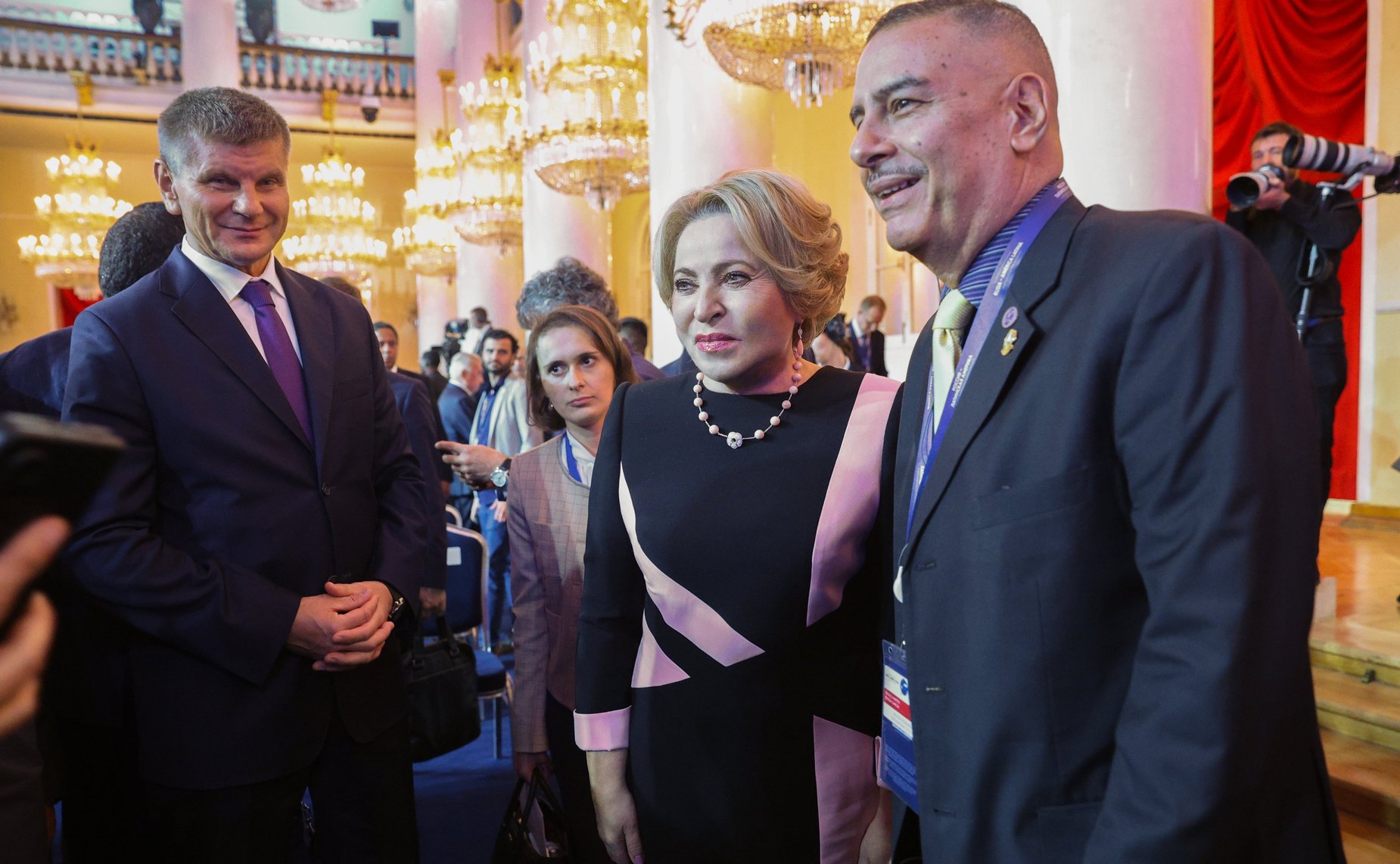 Сенаторы во главе с Председателем СФ Валентиной Матвиенко приняли участие в торжественной церемонии открытия международной парламентской конференции «Россия – Латинская Америка»