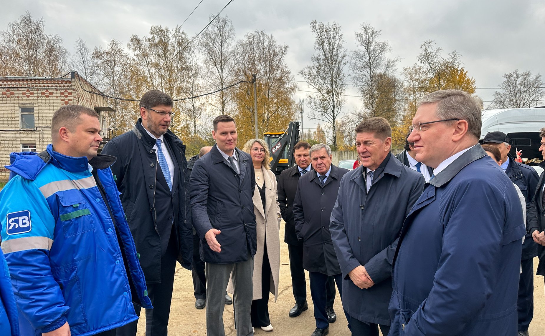 Сенаторы осмотрели городские канализационные очистные сооружения