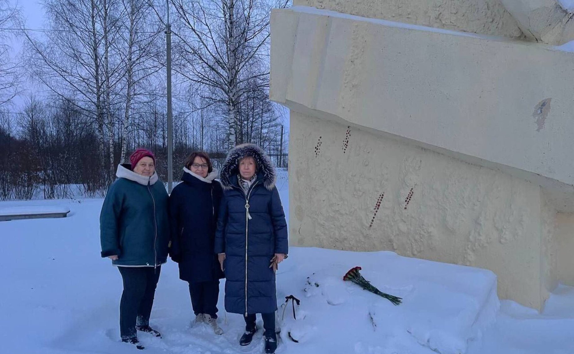 Людмила Скаковская совершила рабочую поездку в деревню Вахонино Конаковского района Тверской области