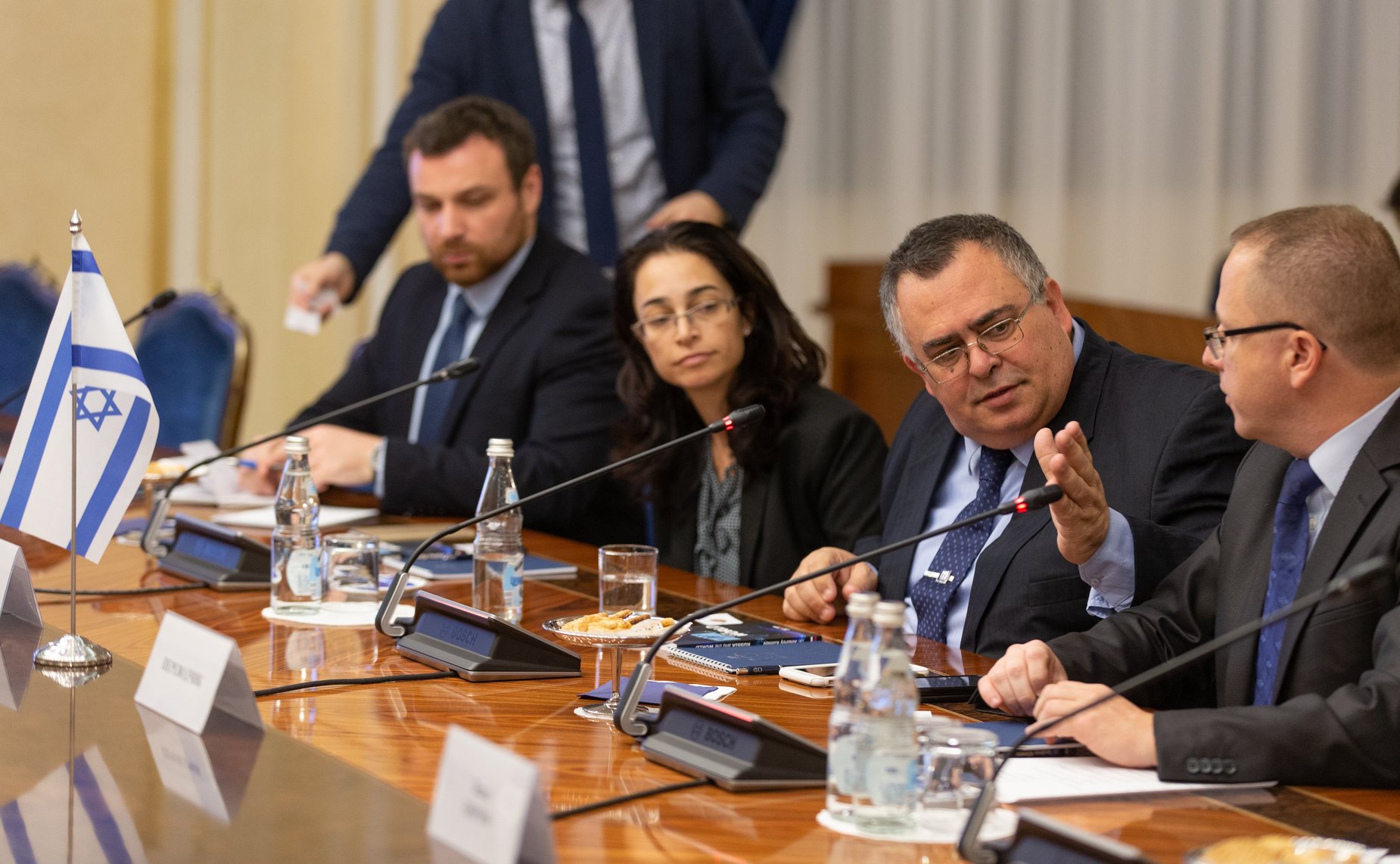 Встреча А. Климова c депутатом Кнессета Государства Израиль Давидом Битаном