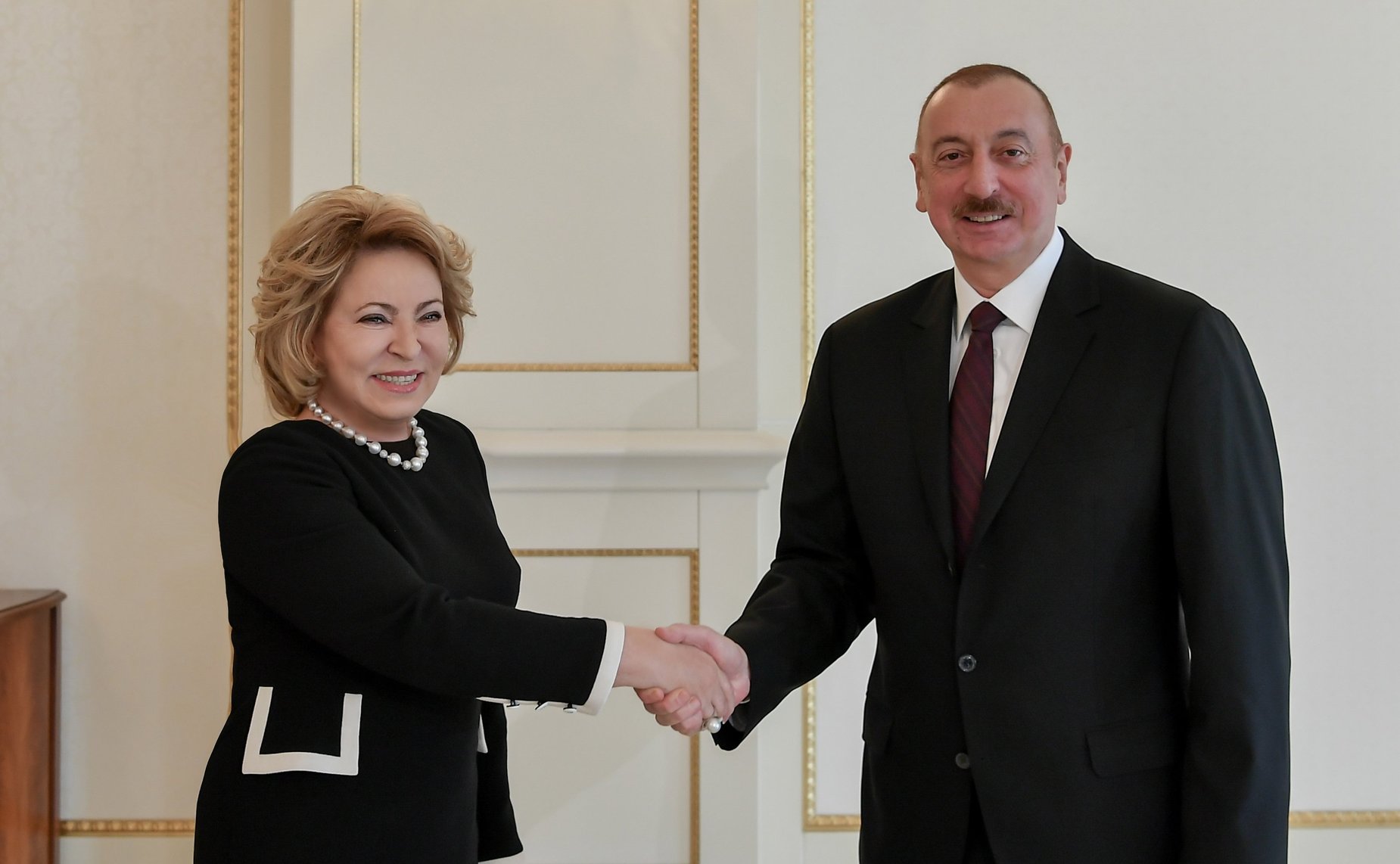 Валентина Матвиенко и Ильхам Алиев