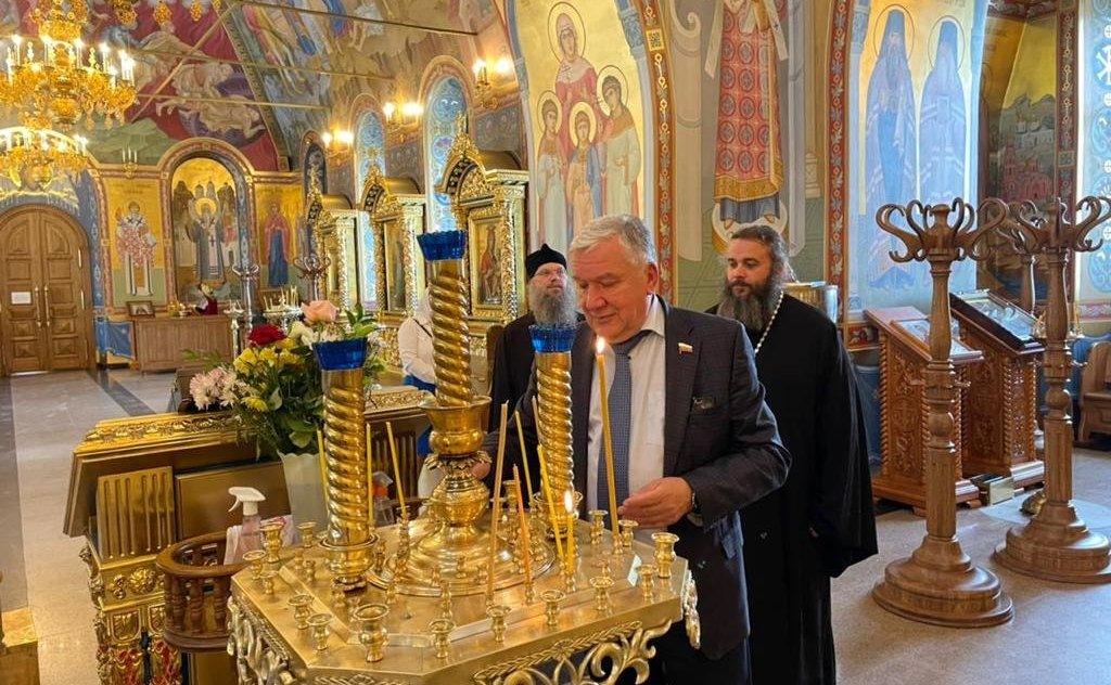 Михаил Белоусов встретился с представителями Тамбовской митрополии Русской Православной Церкви в здании Тамбовской духовной семинарии