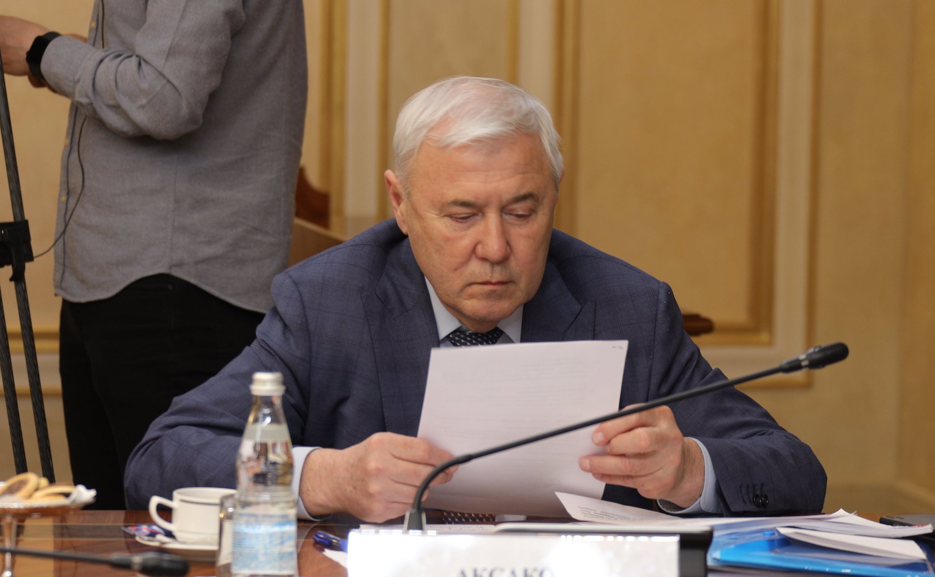 Встреча руководства верхней палаты парламента, Банка России, федеральных органов исполнительной власти и представителей региональных банков