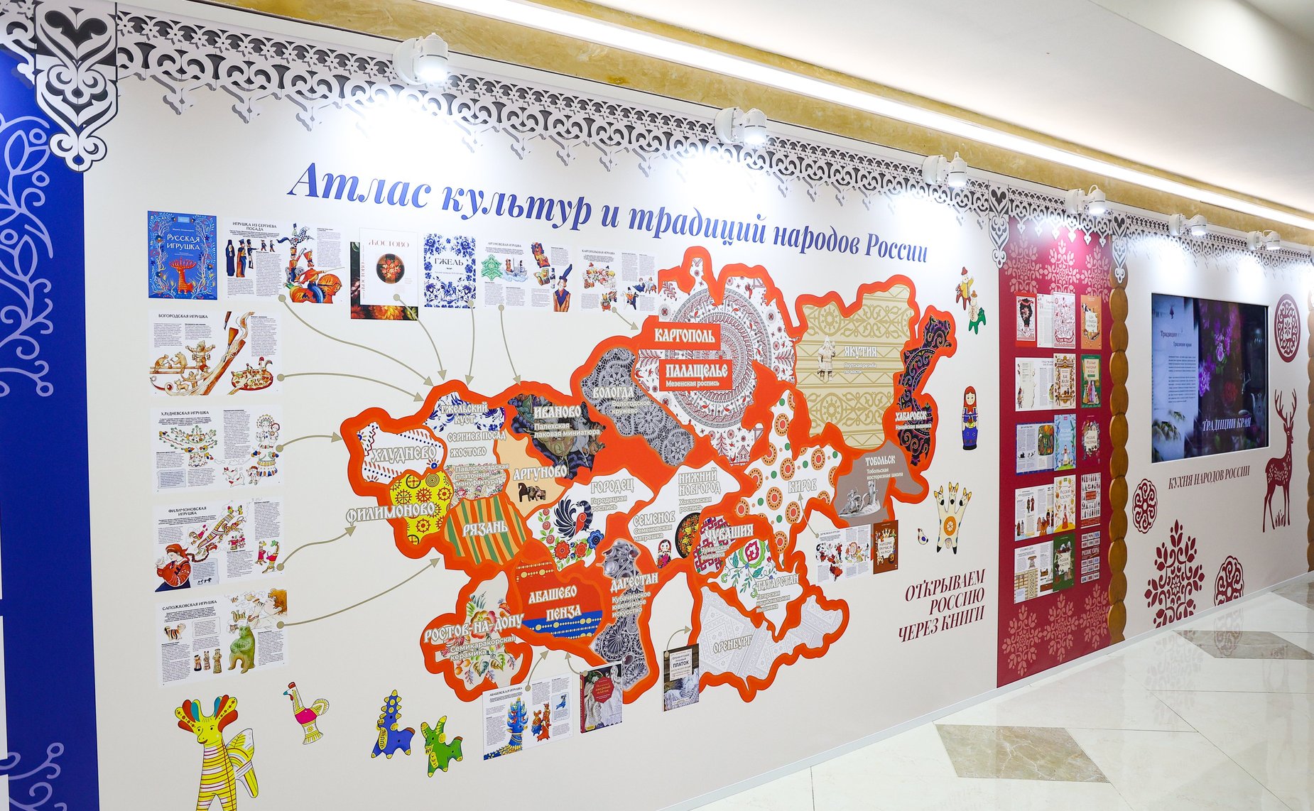 Открытие в Совете Федерации выставки «Единство России в книгах: о труде, ценностях, языке и любви к родной земле»