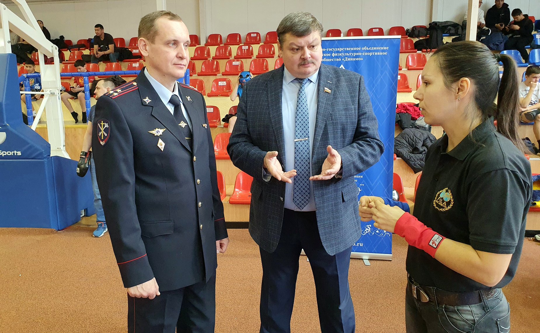 Сергей Колбин принял участие в церемонии торжественного открытия чемпионата и первенства Южного федерального округа по спортивной борьбе панкратион