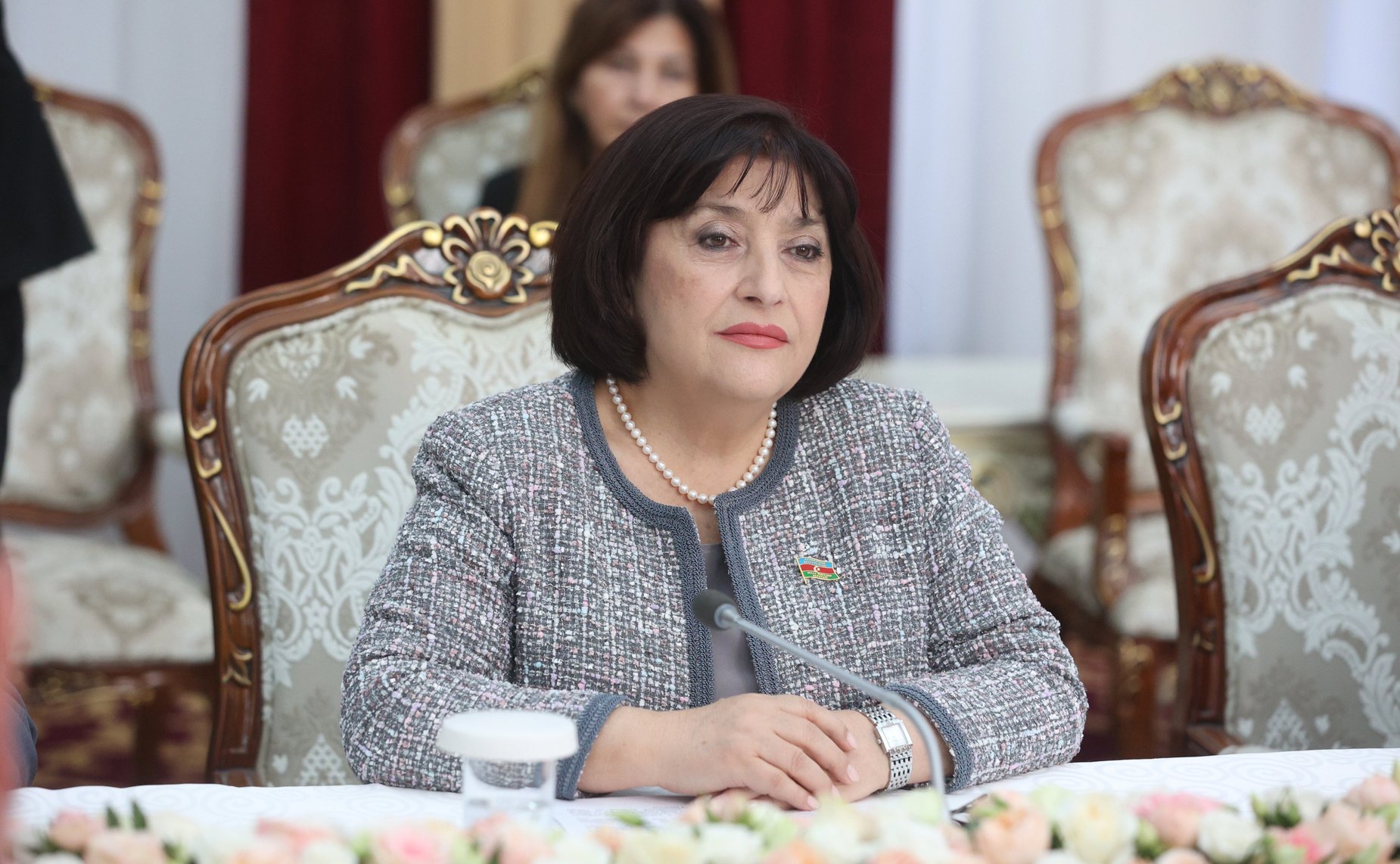 Встреча Председателя СФ Валентины Матвиенко с Председателем Милли Меджлиса Азербайджанской Республики Сагибой Гафаровой