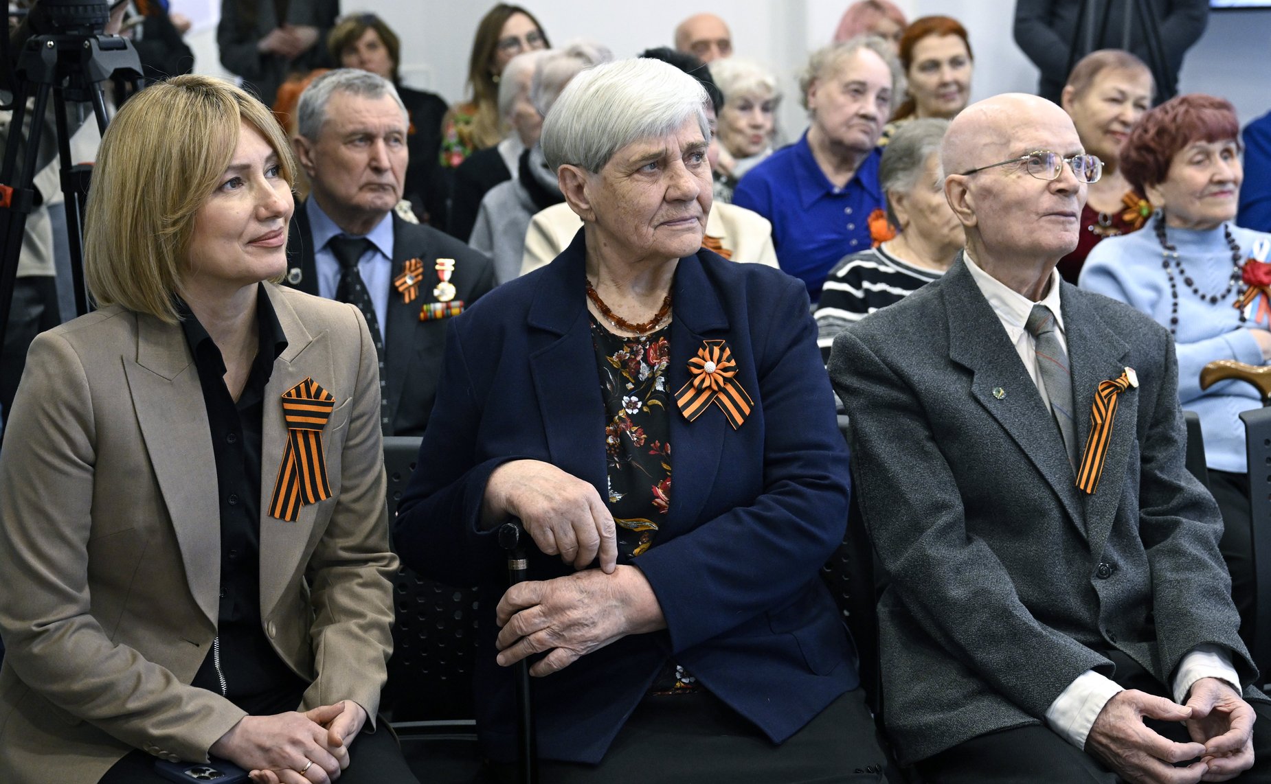 Татьяна Сахарова в рамках работы в регионе приняла участие в торжественном мероприятии с участием ветеранов-блокадников и членов общественной организации «Дети войны»