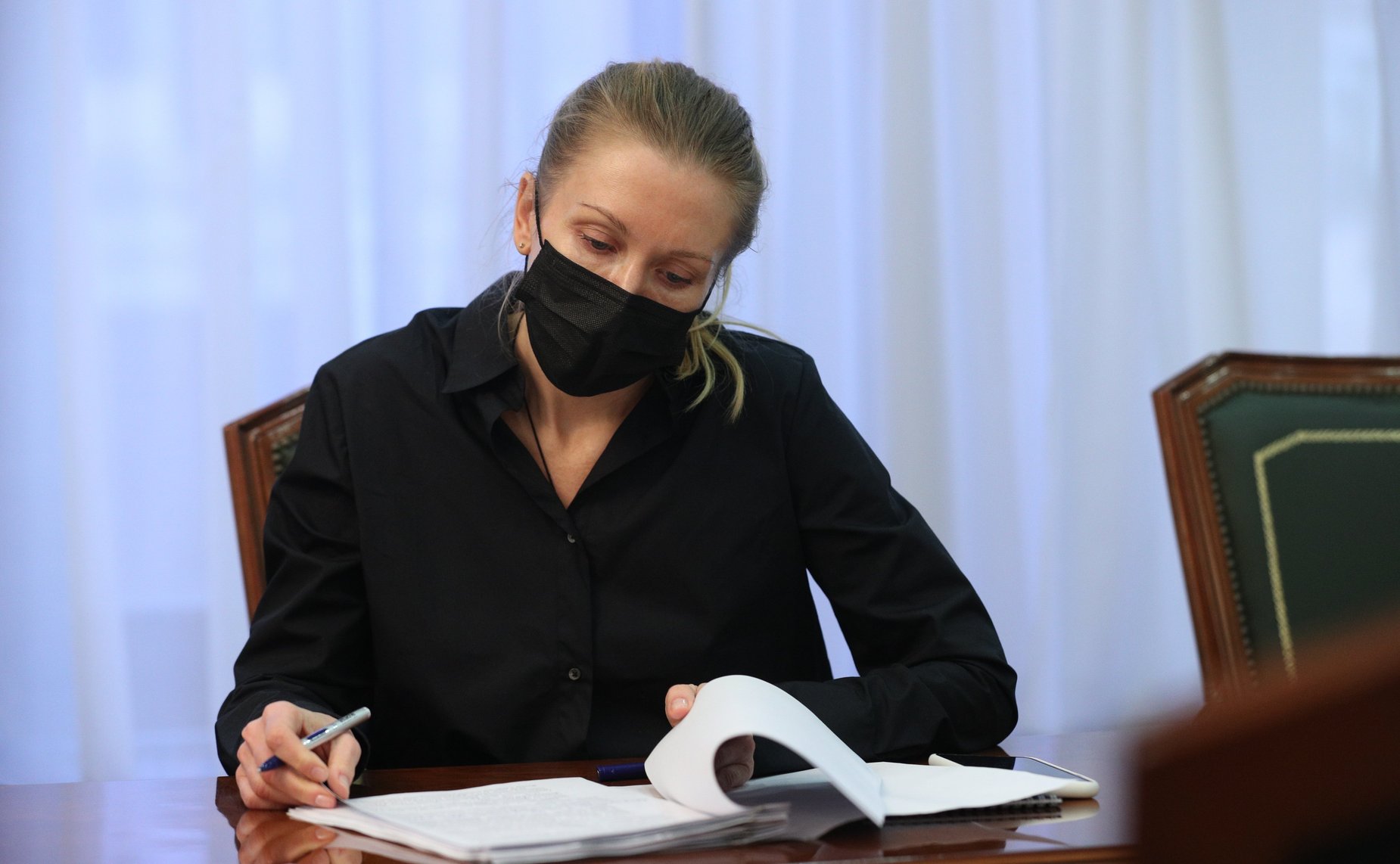 Встреча заместителя Председателя СФ Юрия Воробьева с Чрезвычайным и Полномочным Послом Швейцарской Конфедерации в РФ Кристиной Марти Ланг