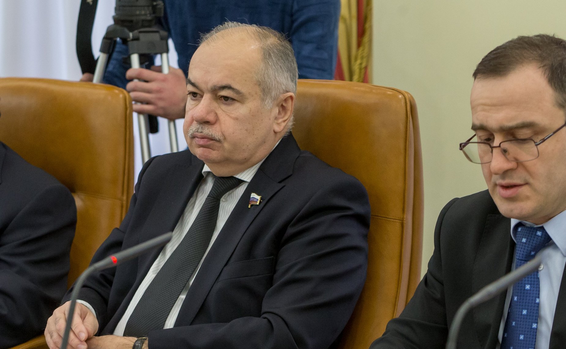 Встреча И. Умаханова с делегацией Прогрессивного арабского фронта