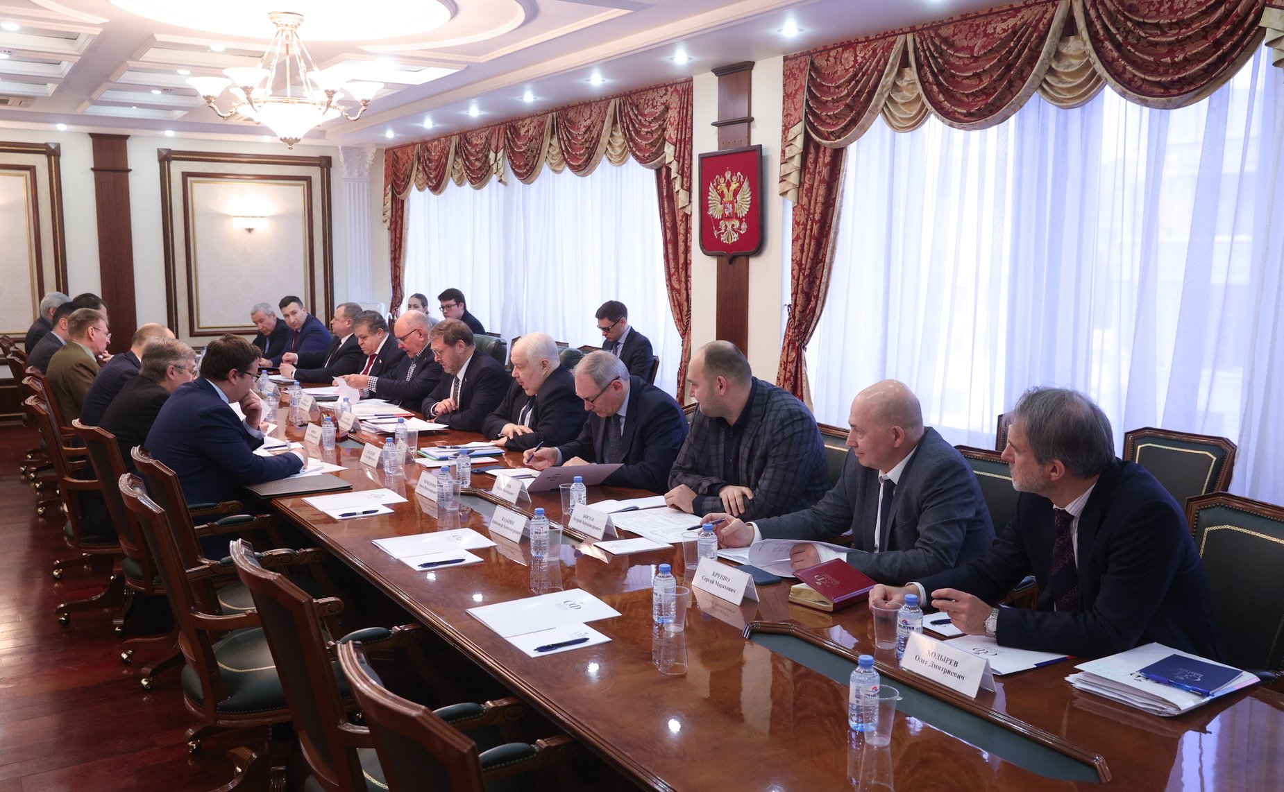 Заместитель Председателя СФ Константин Косачев провел заседание рабочей группы по подготовке X Парламентского форума БРИКС