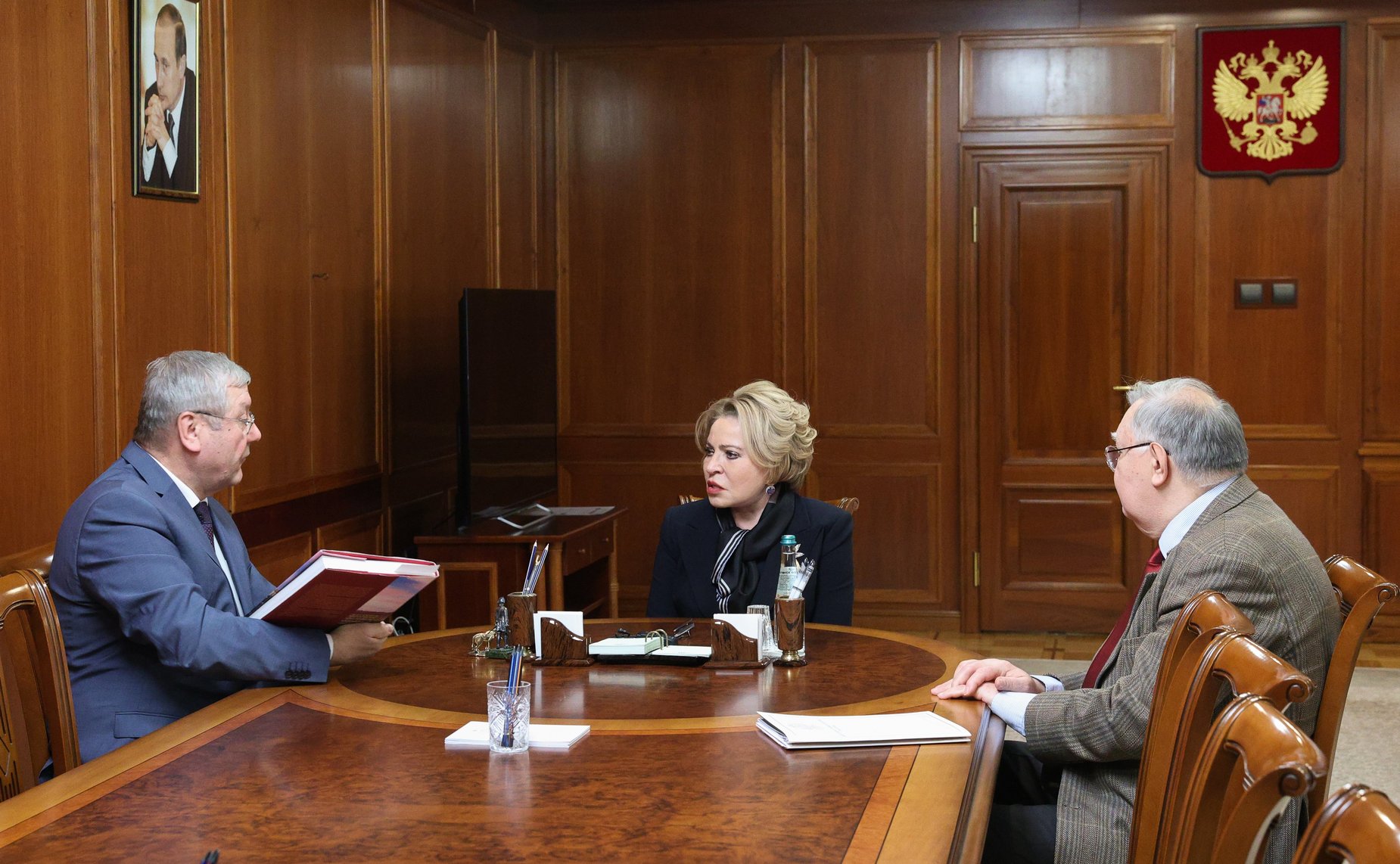 Встреча Председателя Совета Федерации с руководством Федерального архивного агентства Российской Федерации (Росархив)