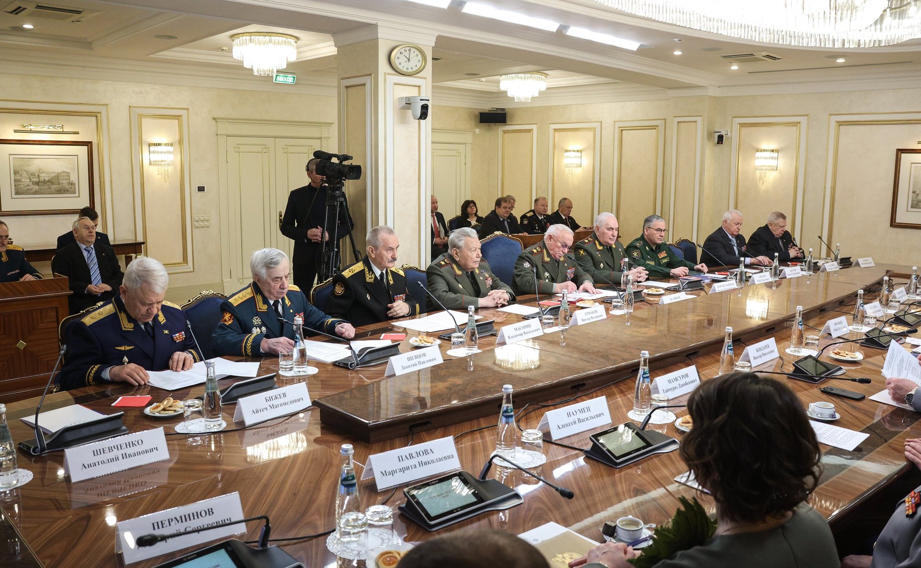 Совещание Комитета Совета Федерации по обороне и безопасности, посвященное Дню защитника Отечества совместно с Клубом военачальников Российской Федерации