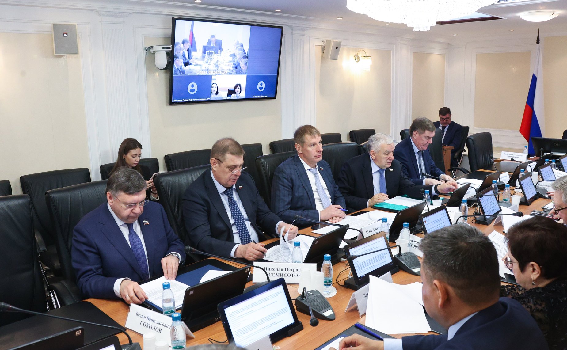 Заседание Комитета Совета Федерации по Регламенту и организации парламентской деятельности