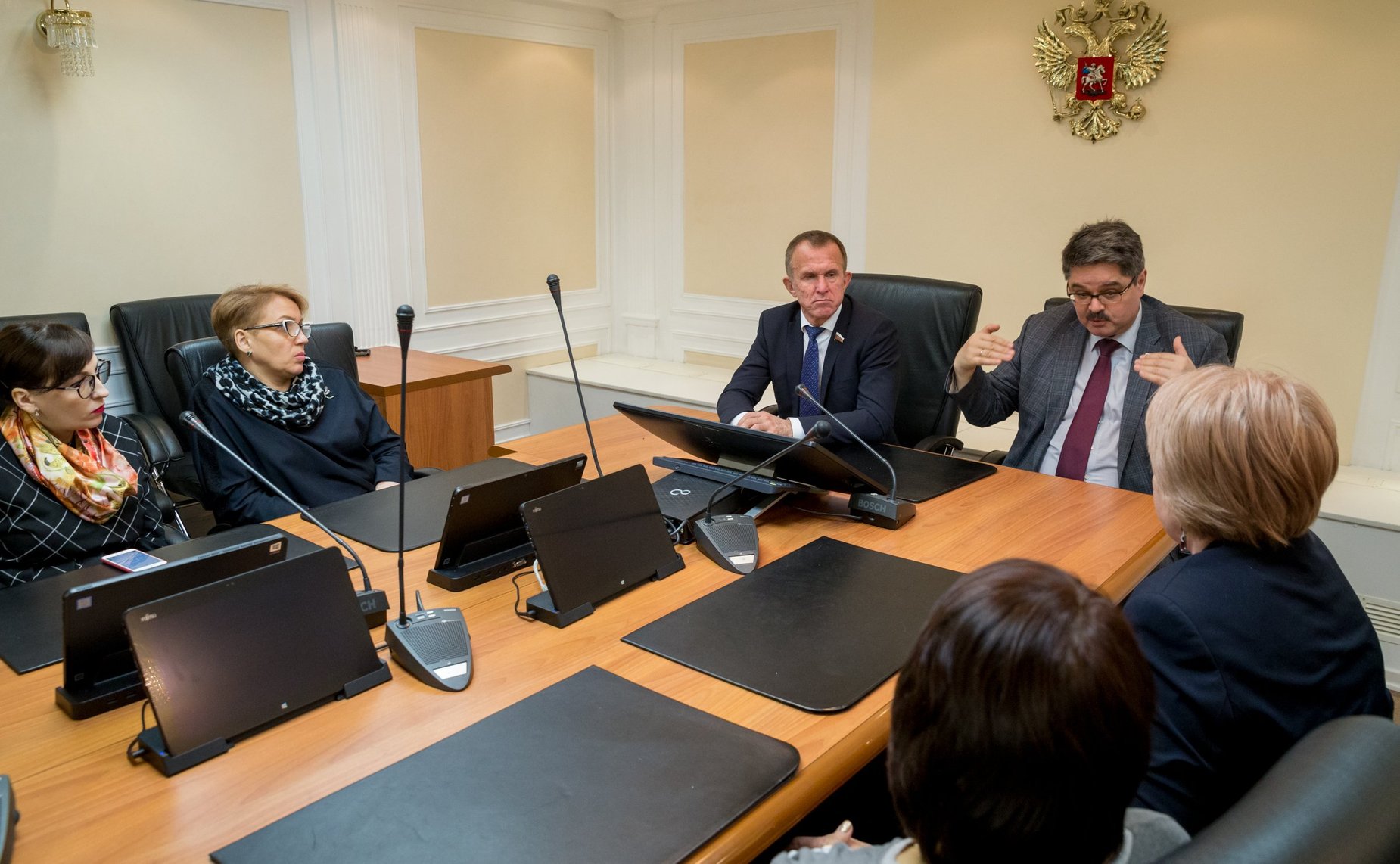 Встреча Владимира Кравченко и Анатолия Широкова с депутатами Томской области