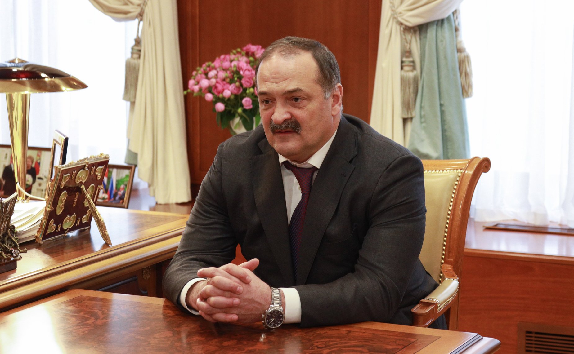 Встреча Председателя Совета Федерации Валентины Матвиенко с главой Республики Дагестан Сергеем Меликовым