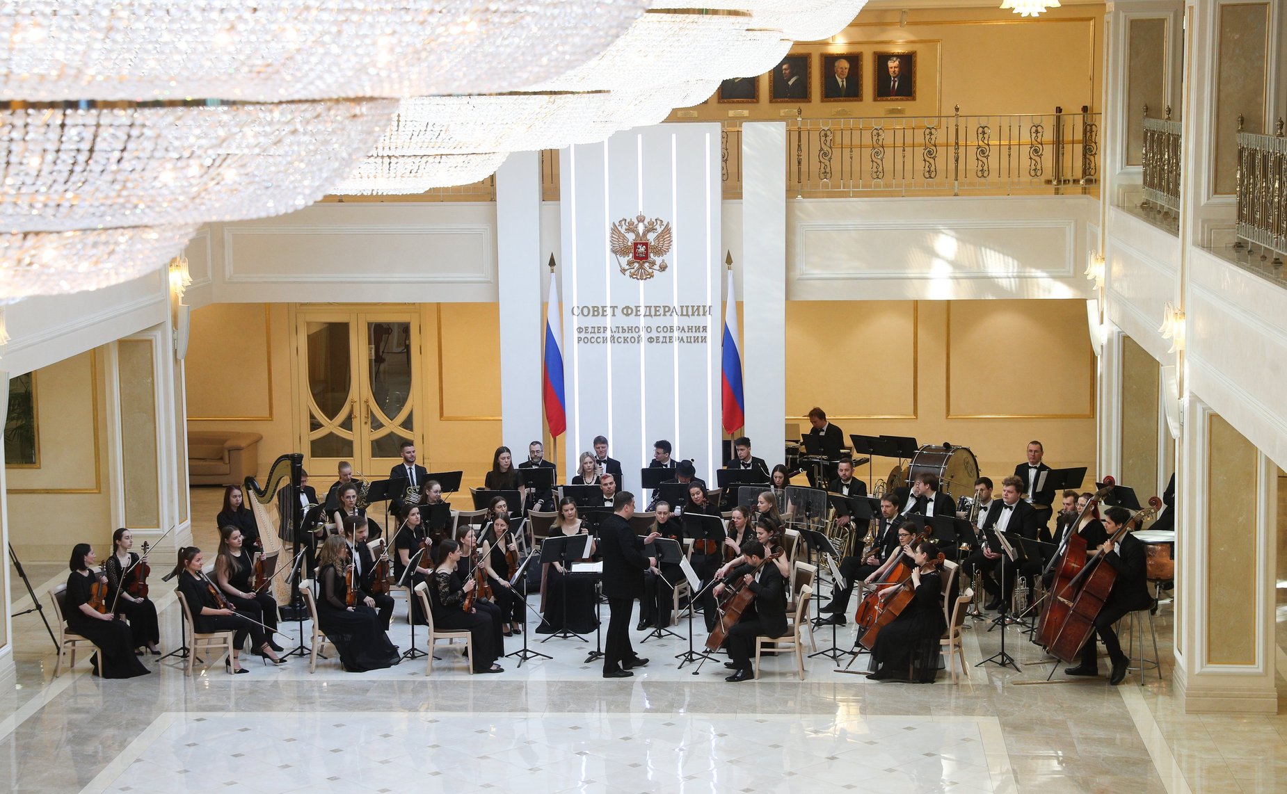 Экспозиция-презентация Ленинградской области ко Дню региона, развёрнутая в здании Совета Федерации