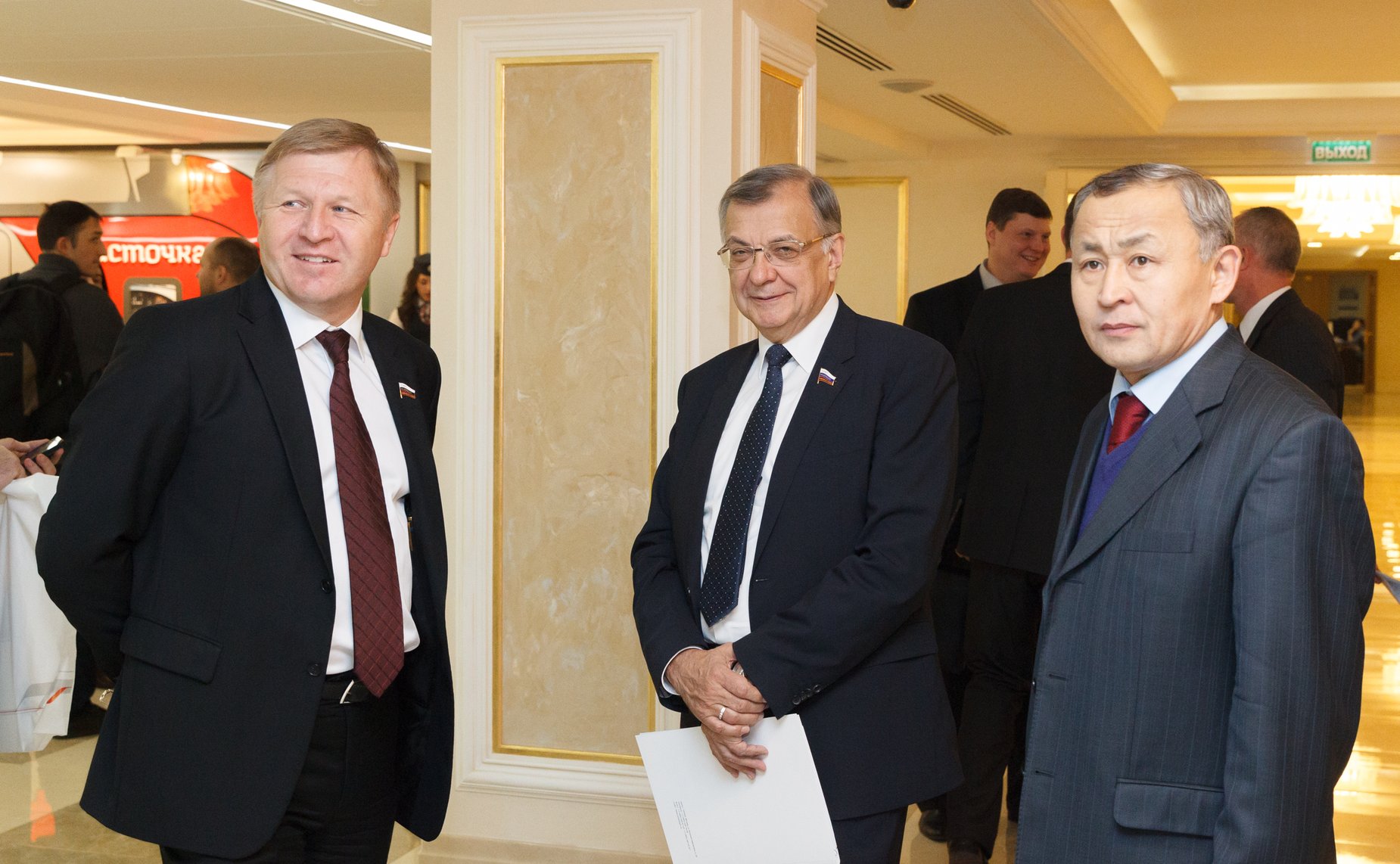 Открытие выставки РЖД в Совете Федерации