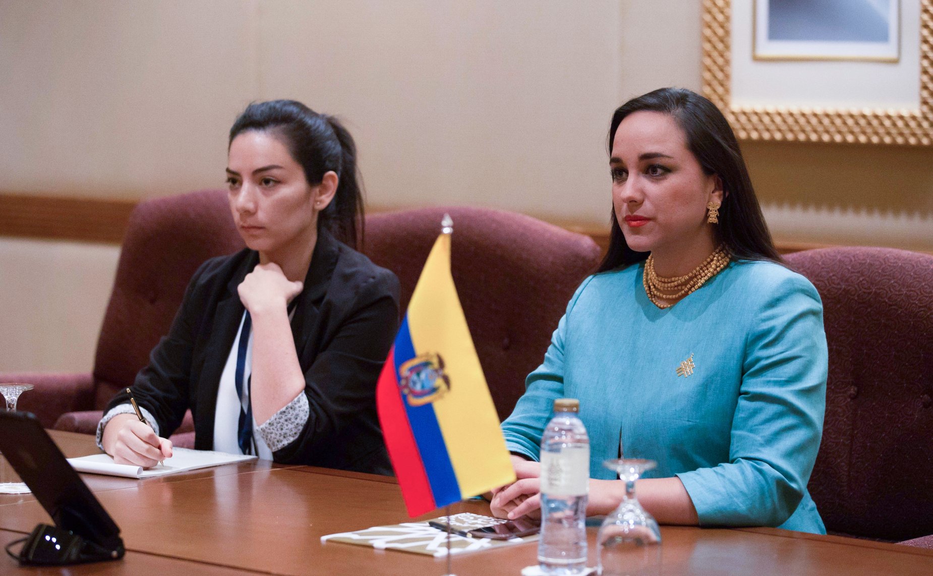 Встреча Председателя Совета Федерации с Председателем Национальной Ассамблеи Республики Эквадор Габриэлой Риваденерой