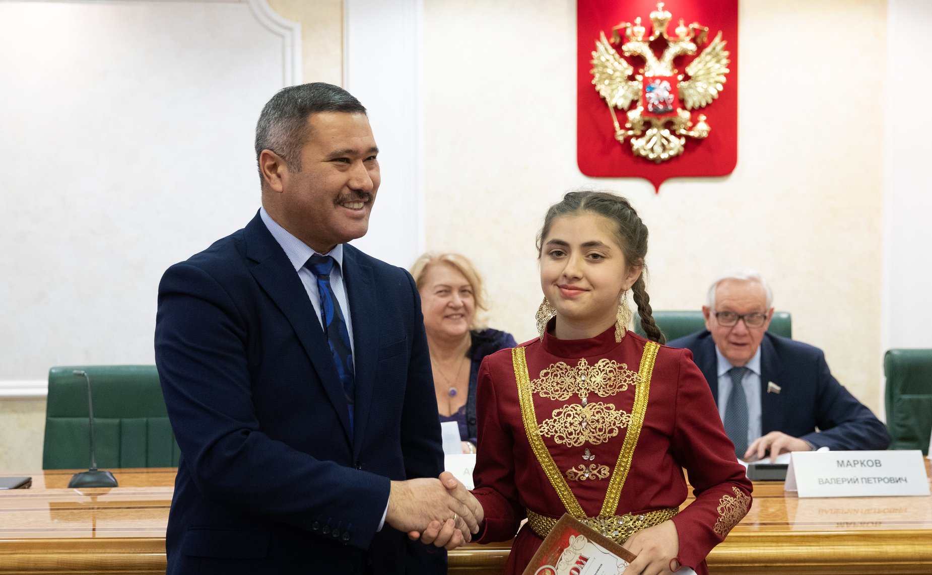 Церемония награждения победителей Всероссийского мастер-класса учителей родного, в том числе русского языка