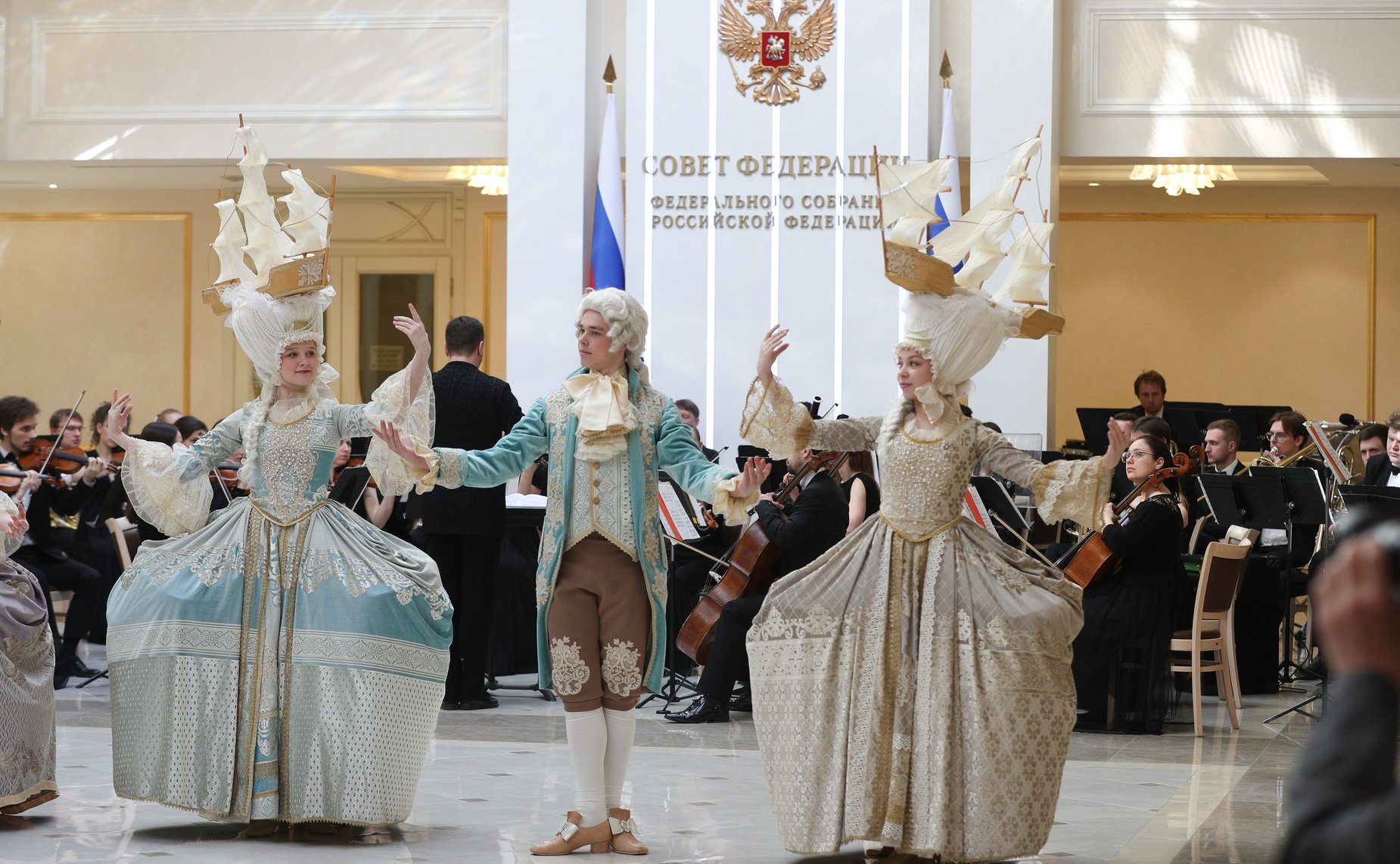 Экспозиция-презентация Ленинградской области ко Дню региона, развёрнутая в здании Совета Федерации