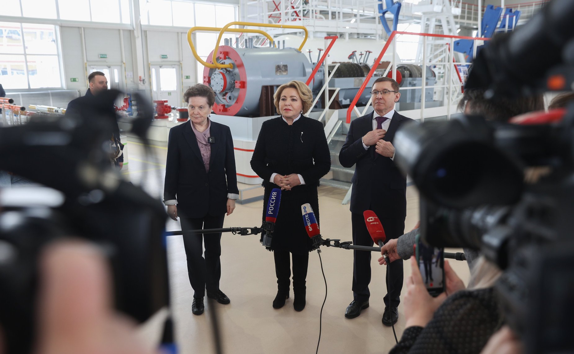 Брифинг Председателя Совета Федерации Валентины Матвиенко по итогам рабочей поездки в Ханты-Мансийский автономный округ – Югру