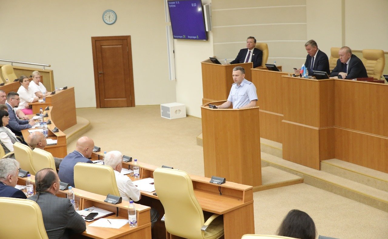 Сергей Рябухин принял участие в заседании Законодательного Собрания Ульяновской области