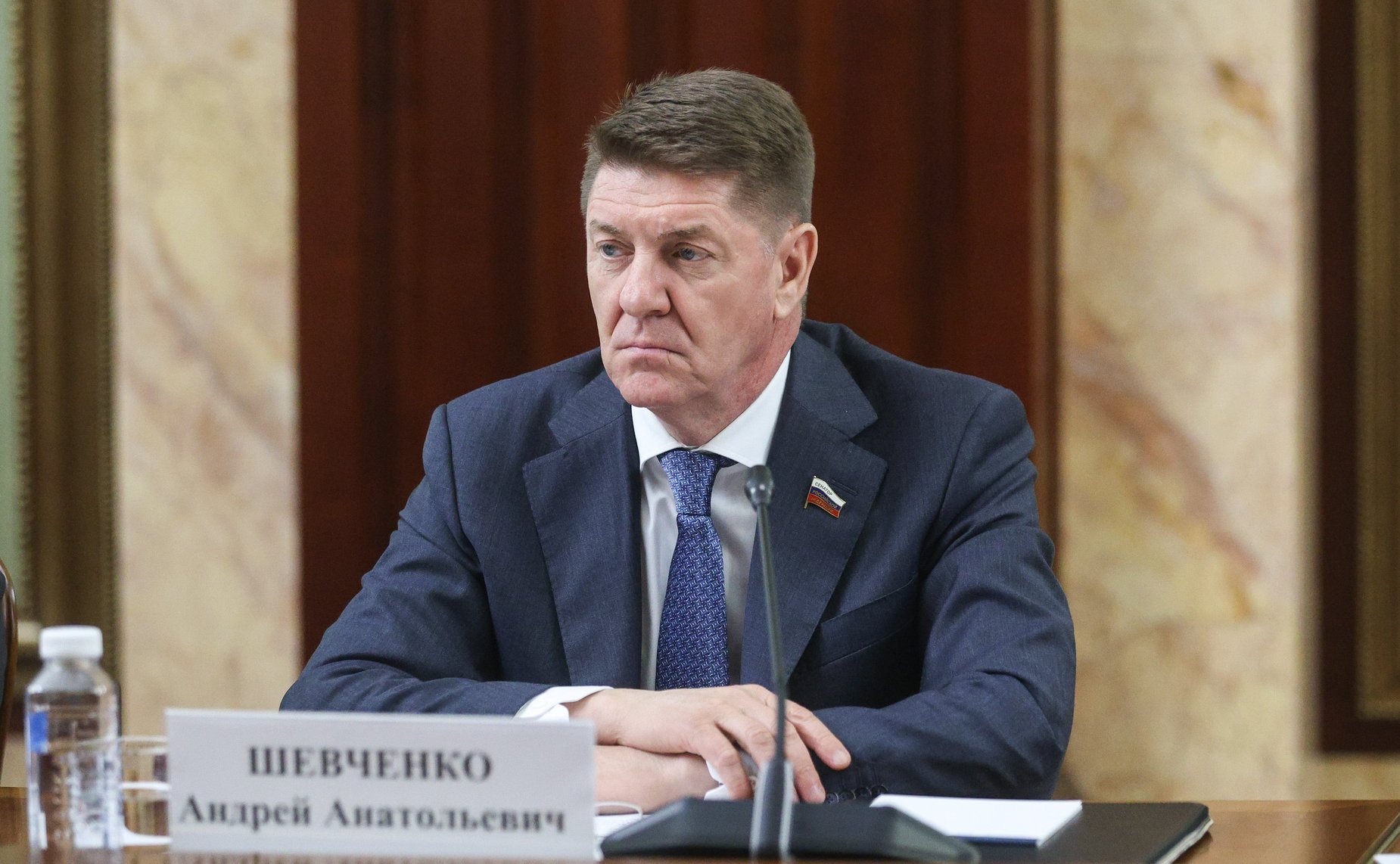 Председатель Комитета Совета Федерации по федеративному устройству, региональной политике, местному самоуправлению и делам Севера Андрей Шевченко