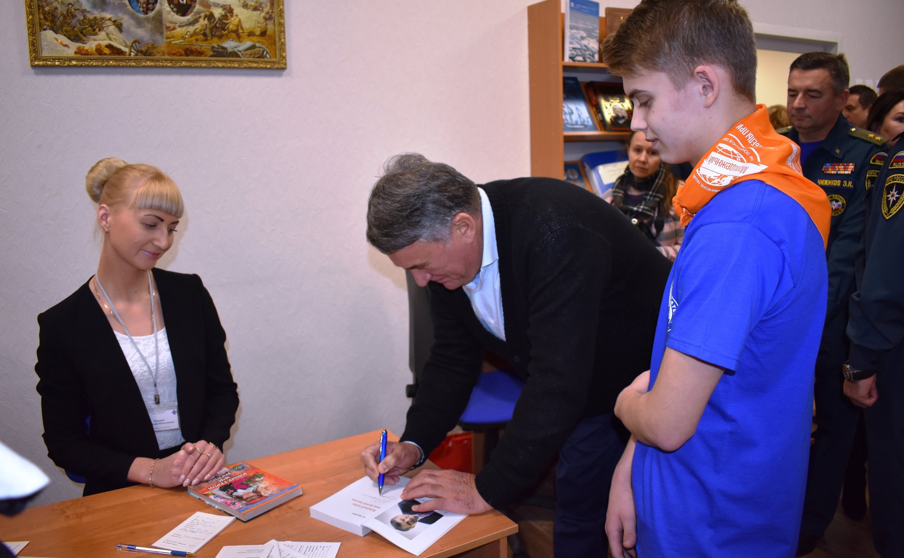 Торжественная церемония открытия здания кадетской школы в центре «Корабелы Прионежья» в Вытегорском районе Вологодской области