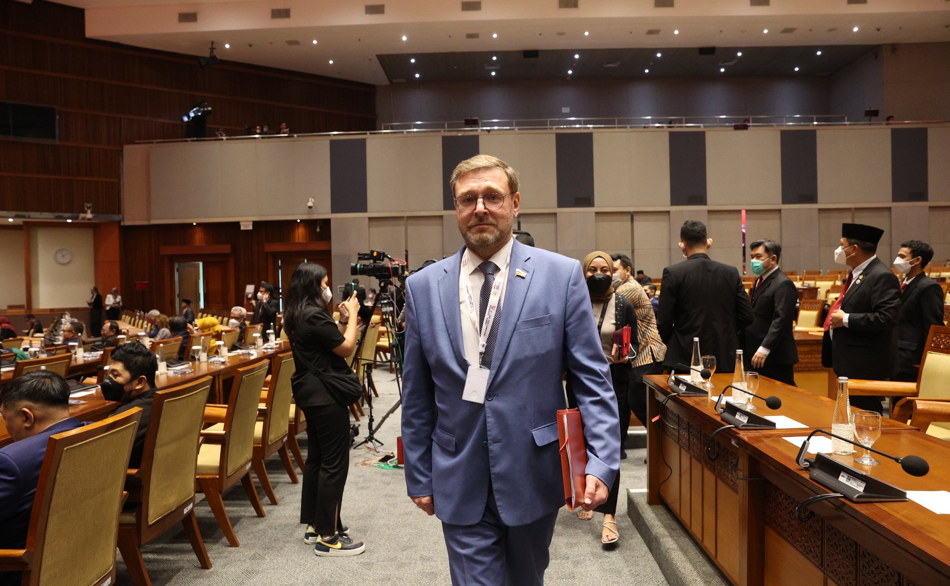 5 октября 2022 года. Российская делегация на парламентском саммите P20 в г. Джакарте