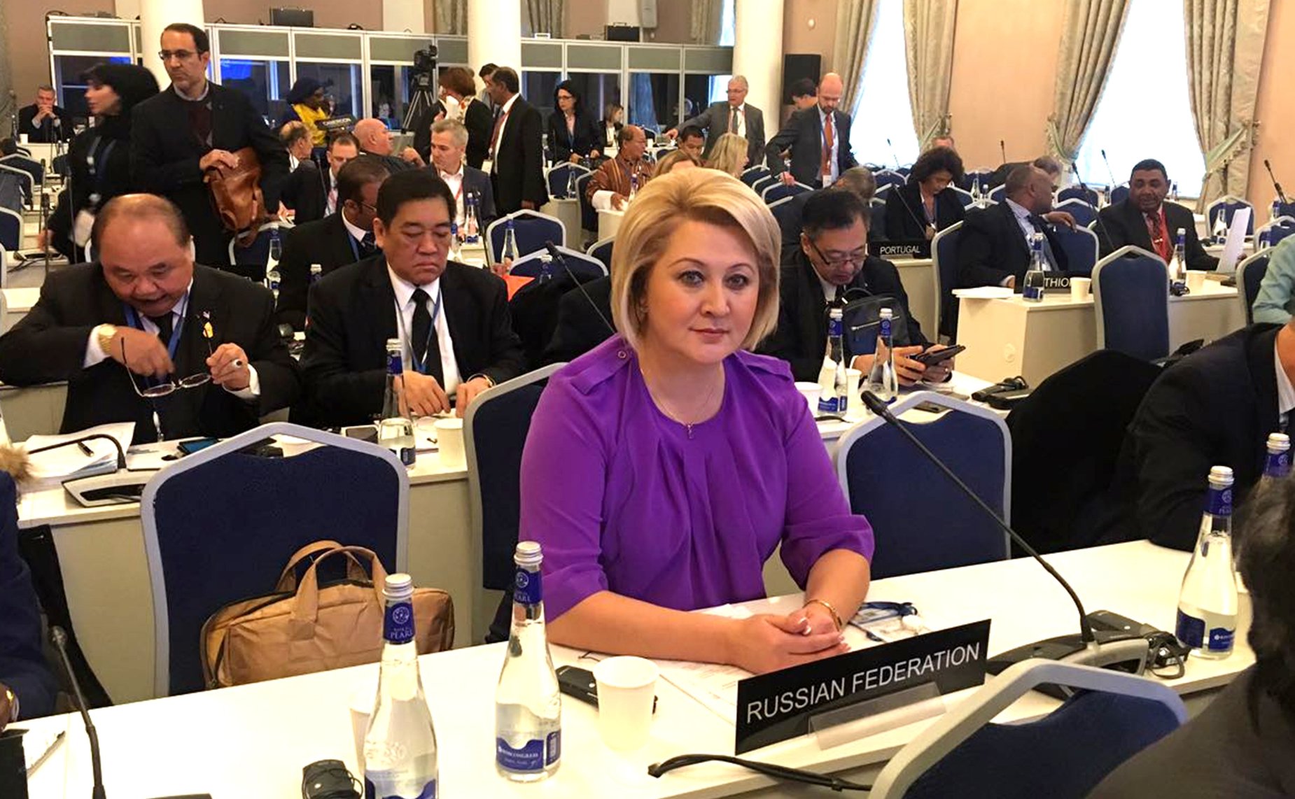 Лилия Гумерова в рамках 137-й Ассамблеи Межпарламентского союза (МПС) в Санкт-Петербурге выступила на заседании Постоянного комитета по вопросам демократии и прав человека