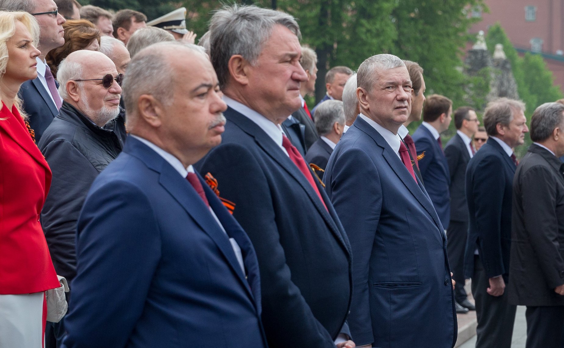 Возложение венка и цветов к Могиле Неизвестного Солдата у Кремлевской стены