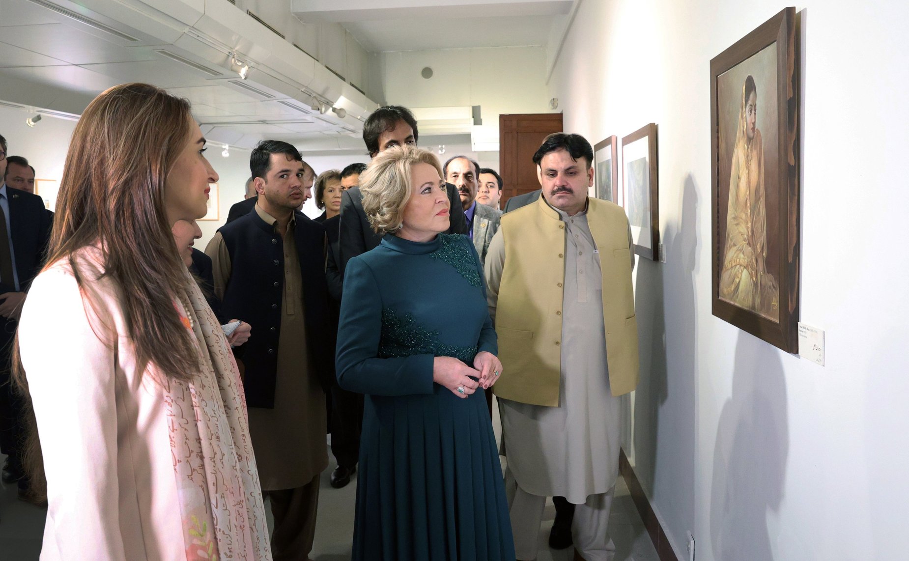 Председатель Совета Федерации Валентина Матвиенко посетила Национальную галерею искусств