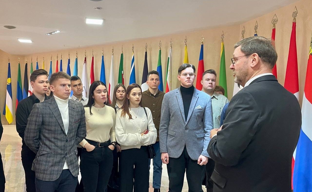 Встреча заместителя Председателя СФ Константина Косачева со студентами Поволжского государственного технологического университета