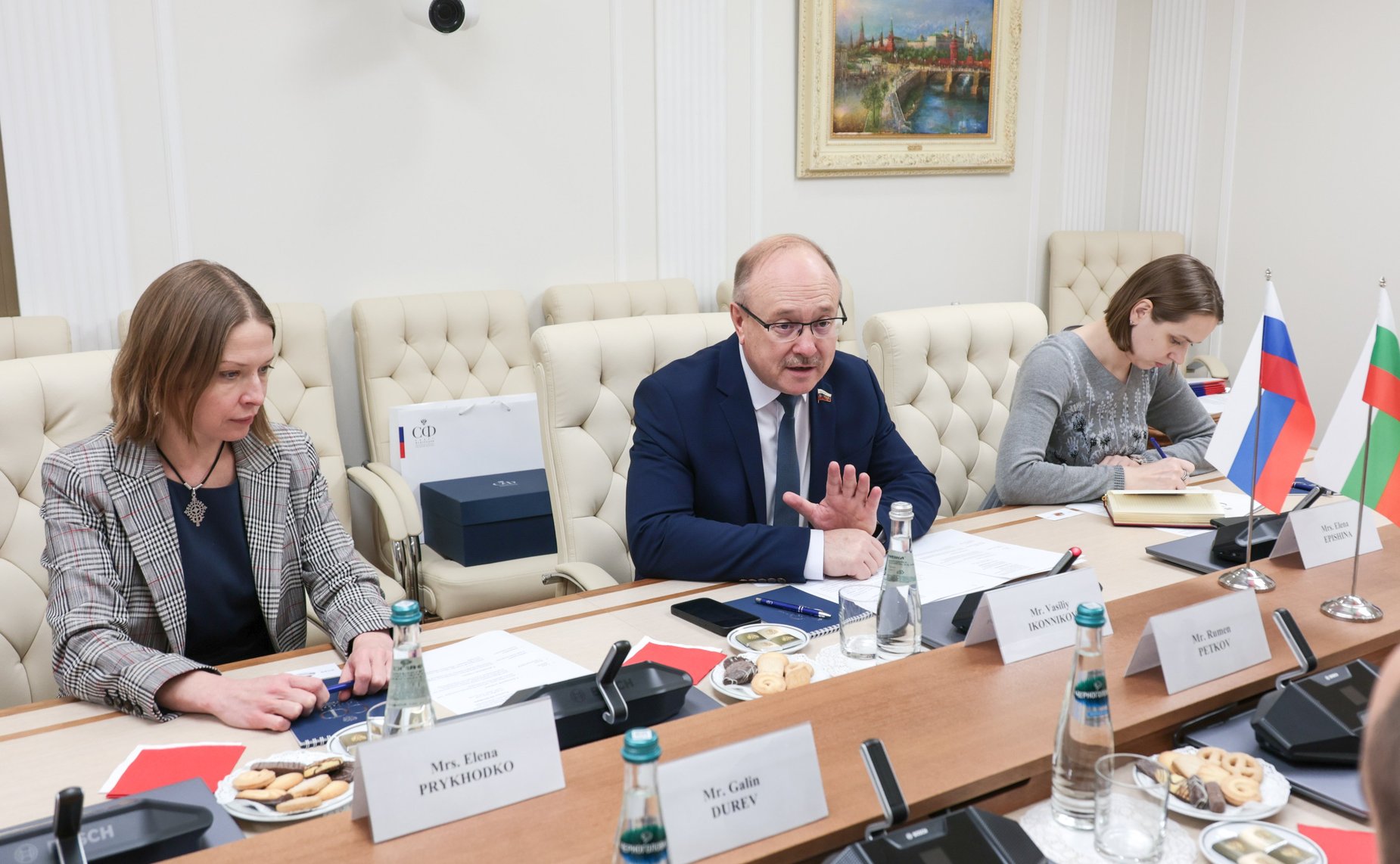 Встреча Василия Иконникова с политическими деятелями Республики Болгария