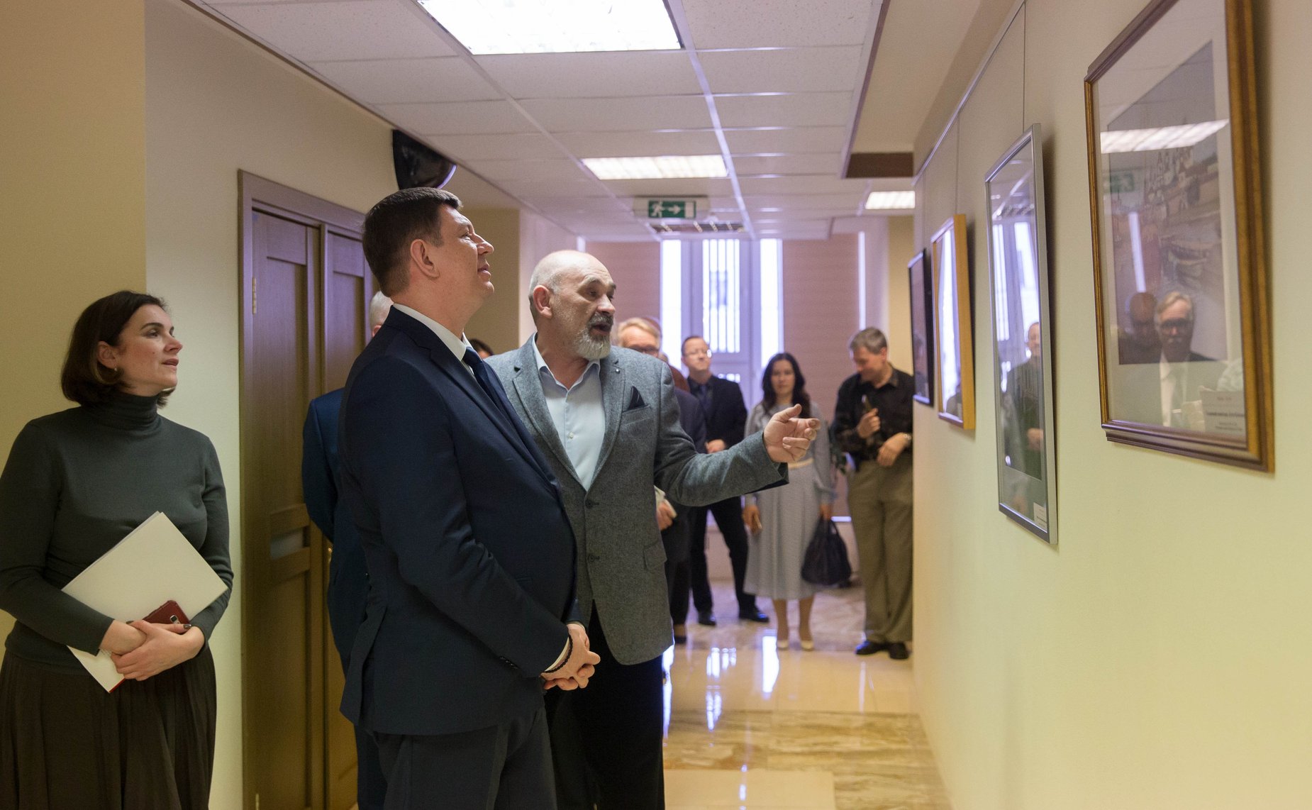 Открытие выставки «Пастель» петербургского художника С. Усика в Совете Федерации