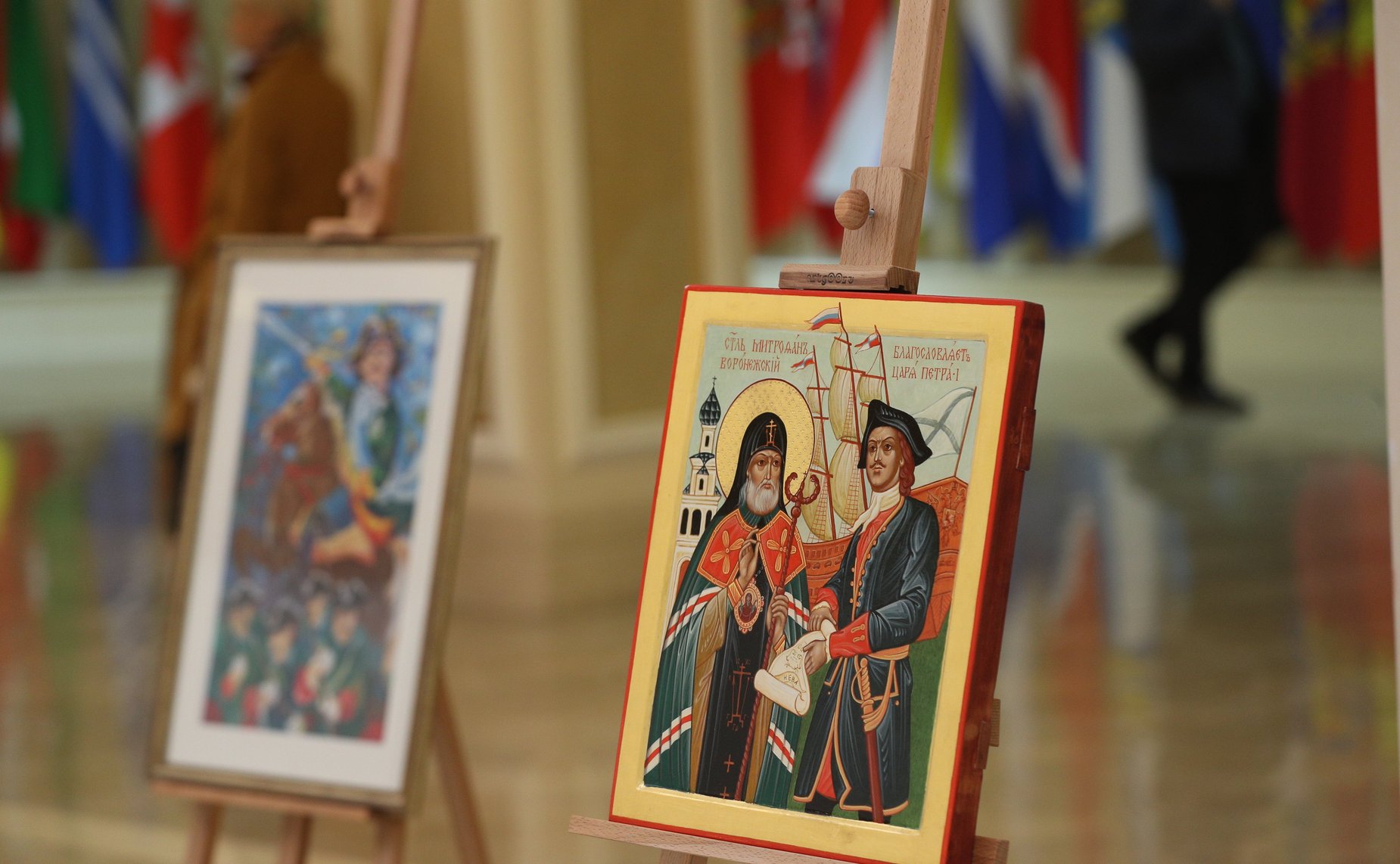 В Совете Федерации проходит выставка детских рисунков «Красота Божьего мира»