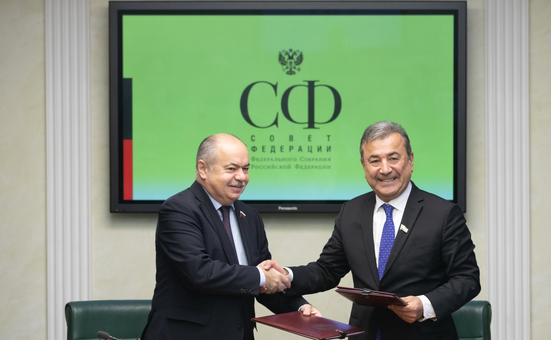 Заседание Комиссии по сотрудничеству Совета Федерации и Сената Олий Мажлиса Республики Узбекистан