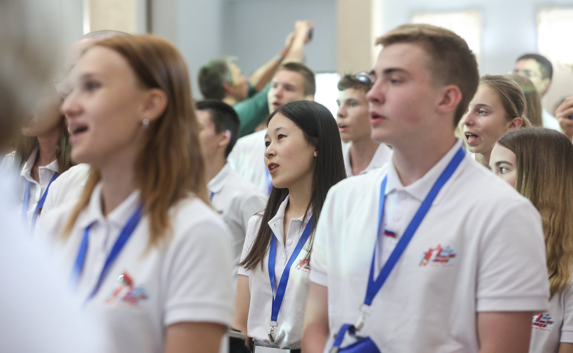 Валентина Матвиенко и Наталья Кочанова встретились с участниками культурно-образовательного проекта «Поезд Памяти». Мероприятие состоялось в Уфе в рамках Х Форума регионов России и Беларуси