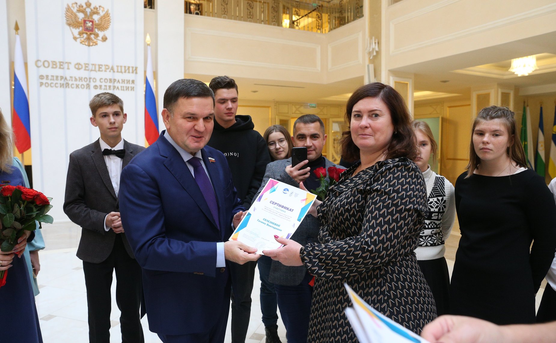 Экскурсия по зданию СФ для Ленинградского областного отделения Российского детского фонда