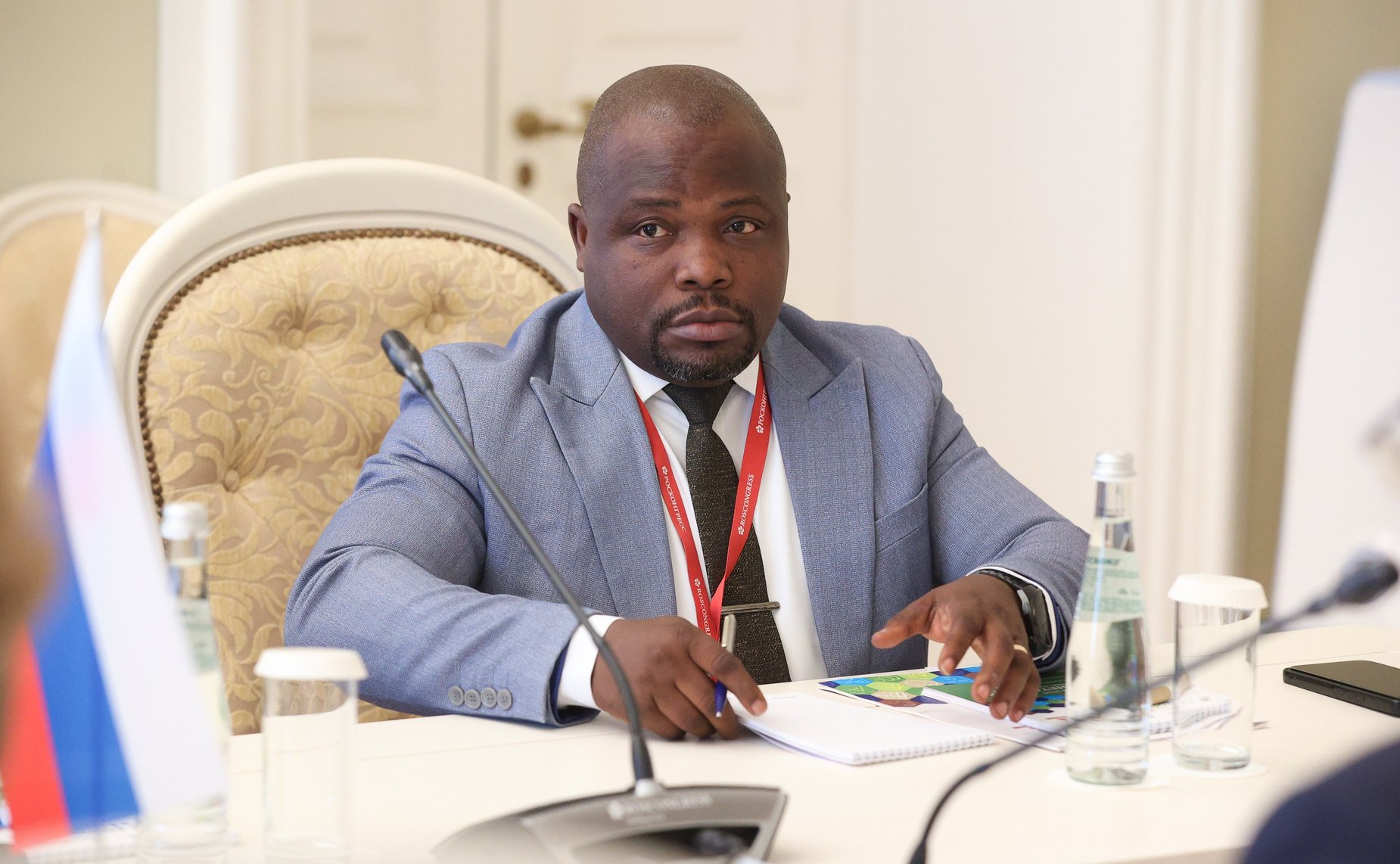 Встреча Валентины Матвиенко с Председателем Сената Республики Бурунди Эммануэлем Синзохагерой