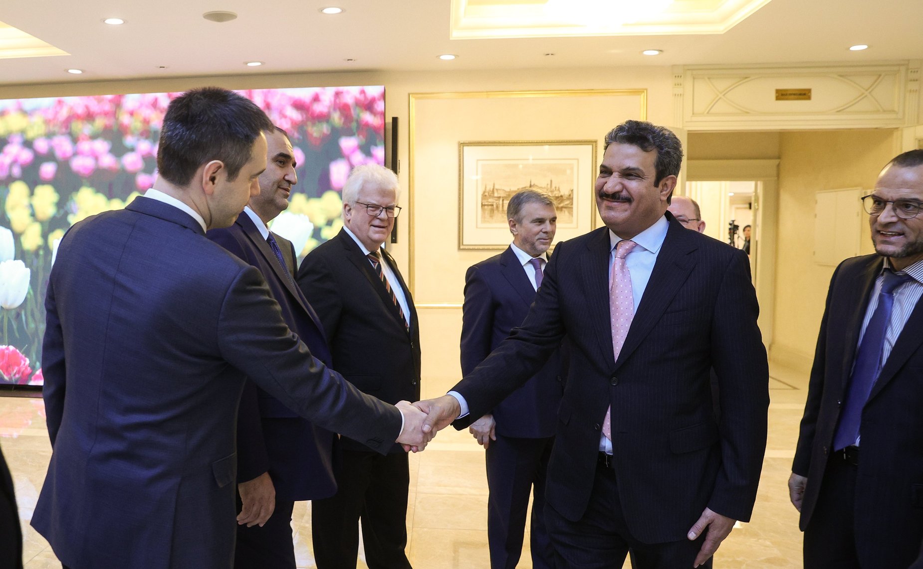 Встреча руководителя группы по сотрудничеству СФ с Консультативным советом Королевства Саудовская Аравия Белана Хамчиева с Чрезвычайным и Полномочным Послом Королевства Саудовская Аравия в Йеменской Республике