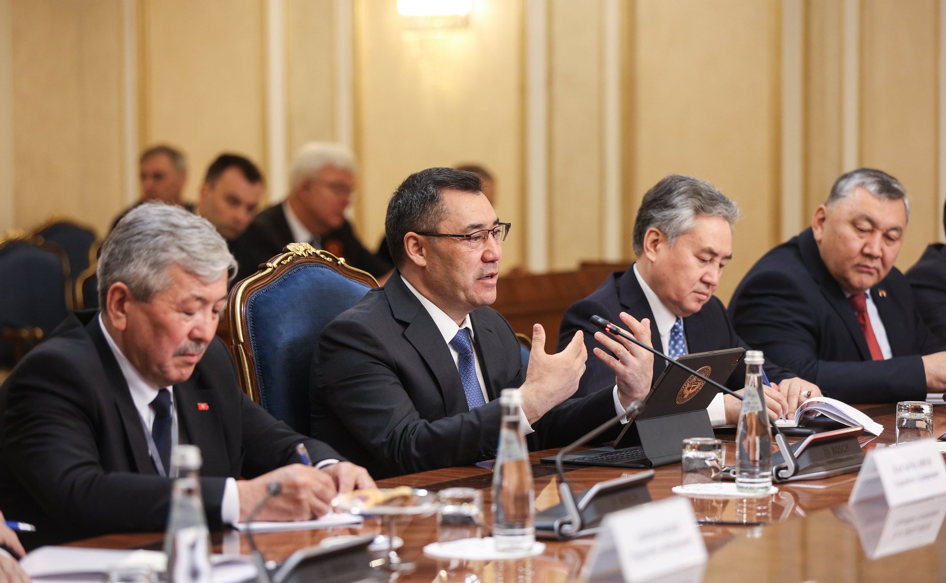 Встреча Председателя Совета Федерации Валентины Матвиенко с Президентом Киргизской Республики Садыром Жапаровым