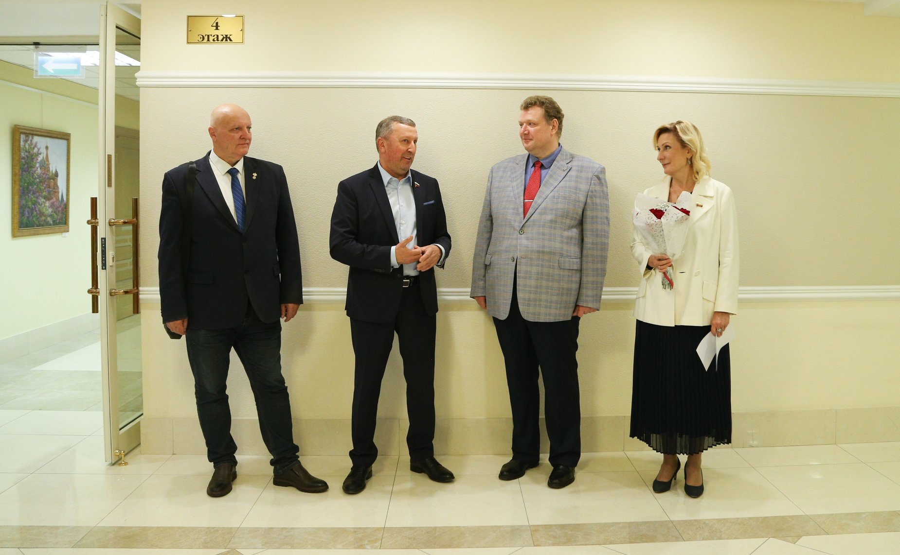 Открытие выставки члена Московского и Российского союза художников С. Борисова в рамках художественного проекта «Россия -Родина моя»