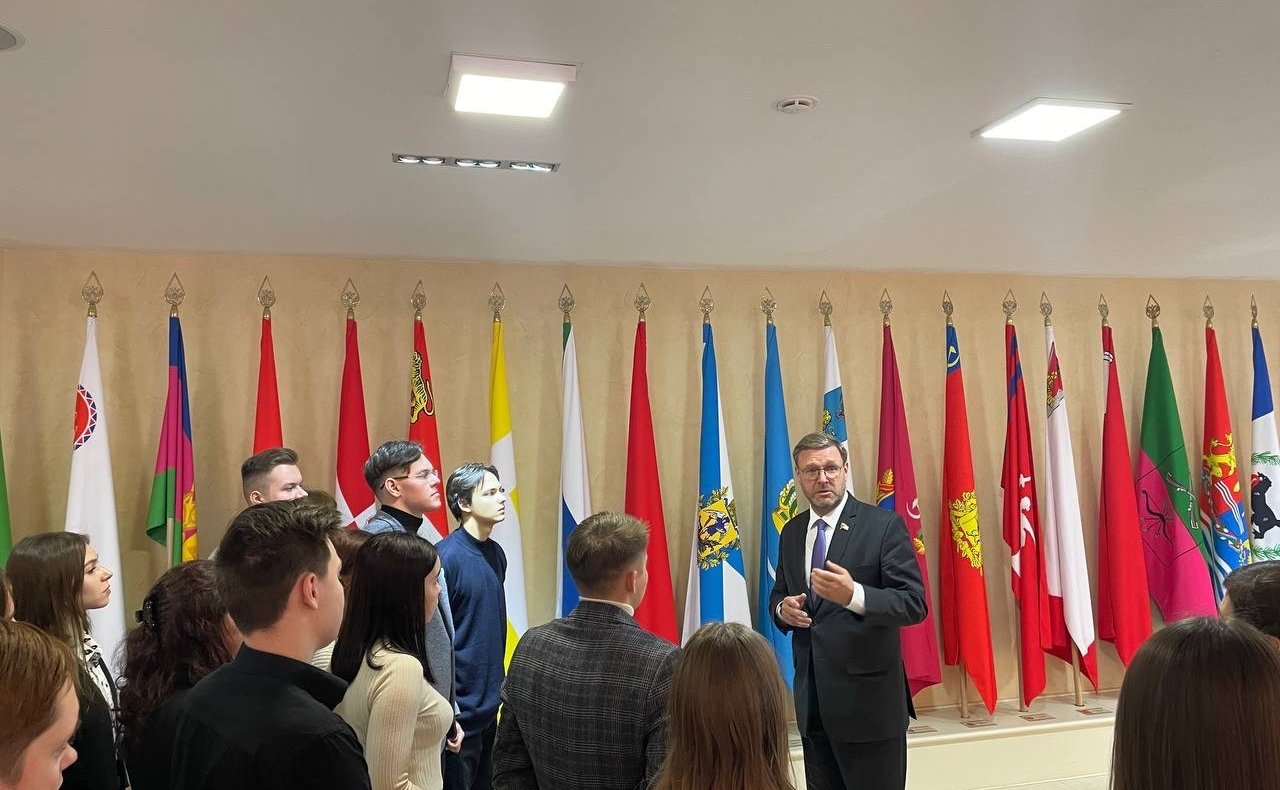 Встреча заместителя Председателя СФ Константина Косачева со студентами Поволжского государственного технологического университета