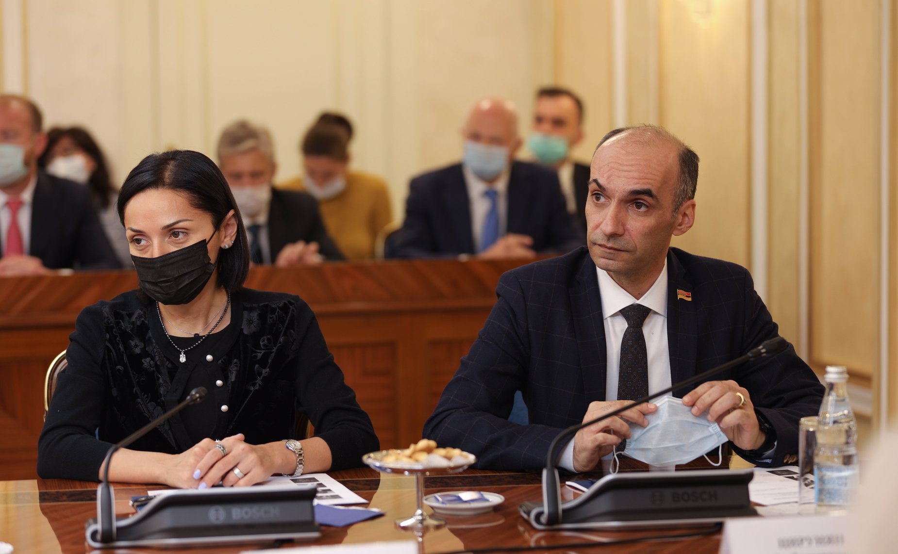 Встреча Председателя СФ Валентины Матвиенко с Председателем Национального Собрания Республики Армения Аленом Симоняном