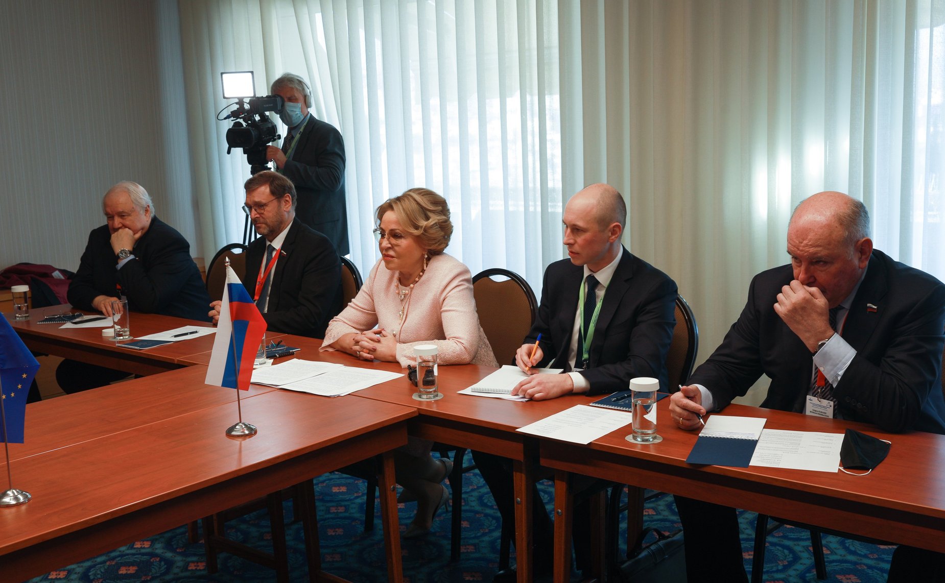 Встреча Председателя Совета Федерации Валентины Матвиенко и Председателя Парламентской Ассамблеи Совета Европы (ПАСЕ) Хендрика Дамса