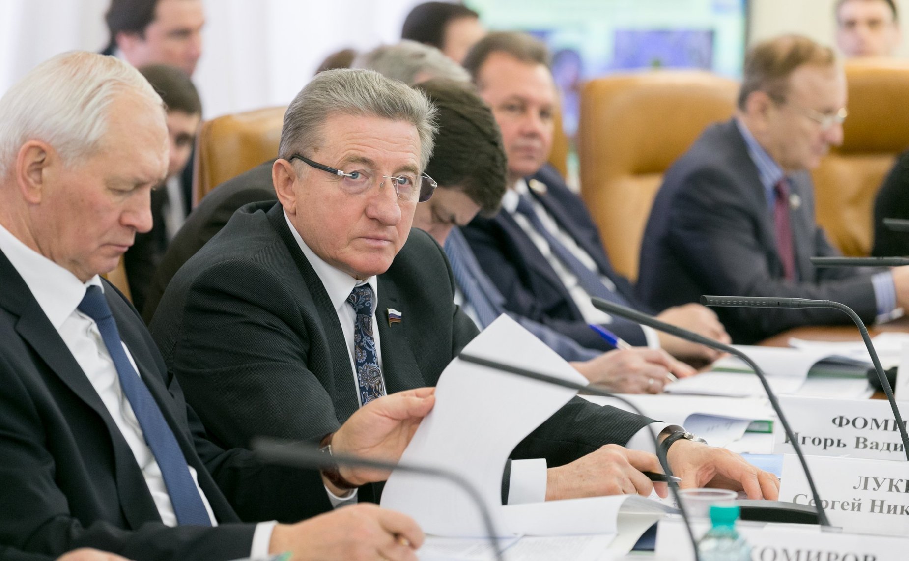С. Лукин на расширенном заседании Комитета Совета Федерации по федеративному устройству, региональной политике, местному самоуправлению и делам Севера