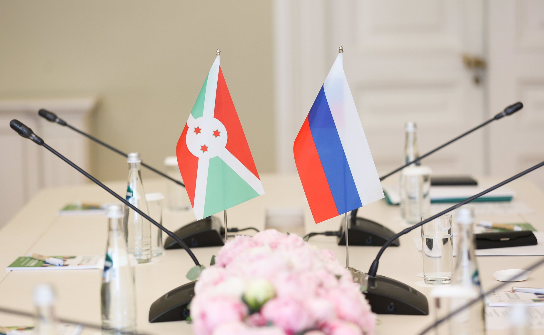 Встреча Валентины Матвиенко с Председателем Сената Республики Бурунди Эммануэлем Синзохагерой