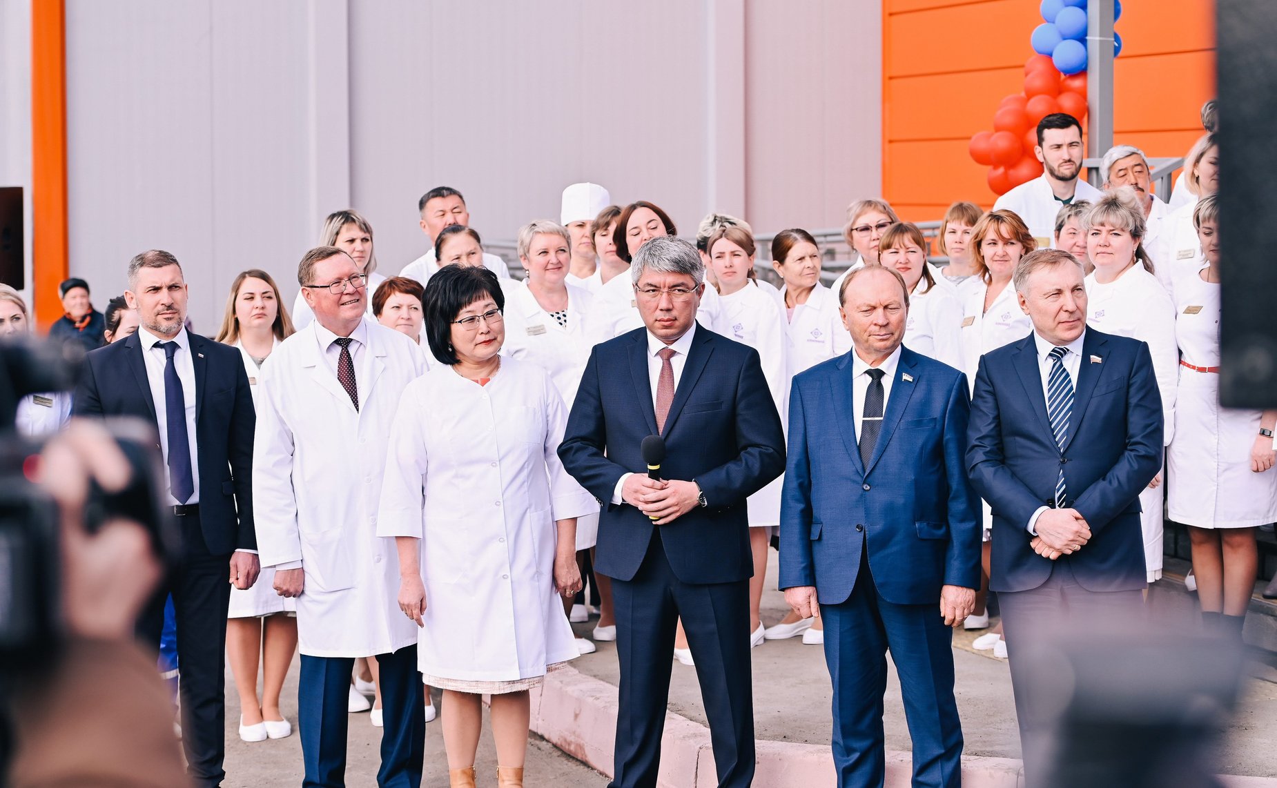 Церемония открытия новой поликлиники в Тарбагатайском районе